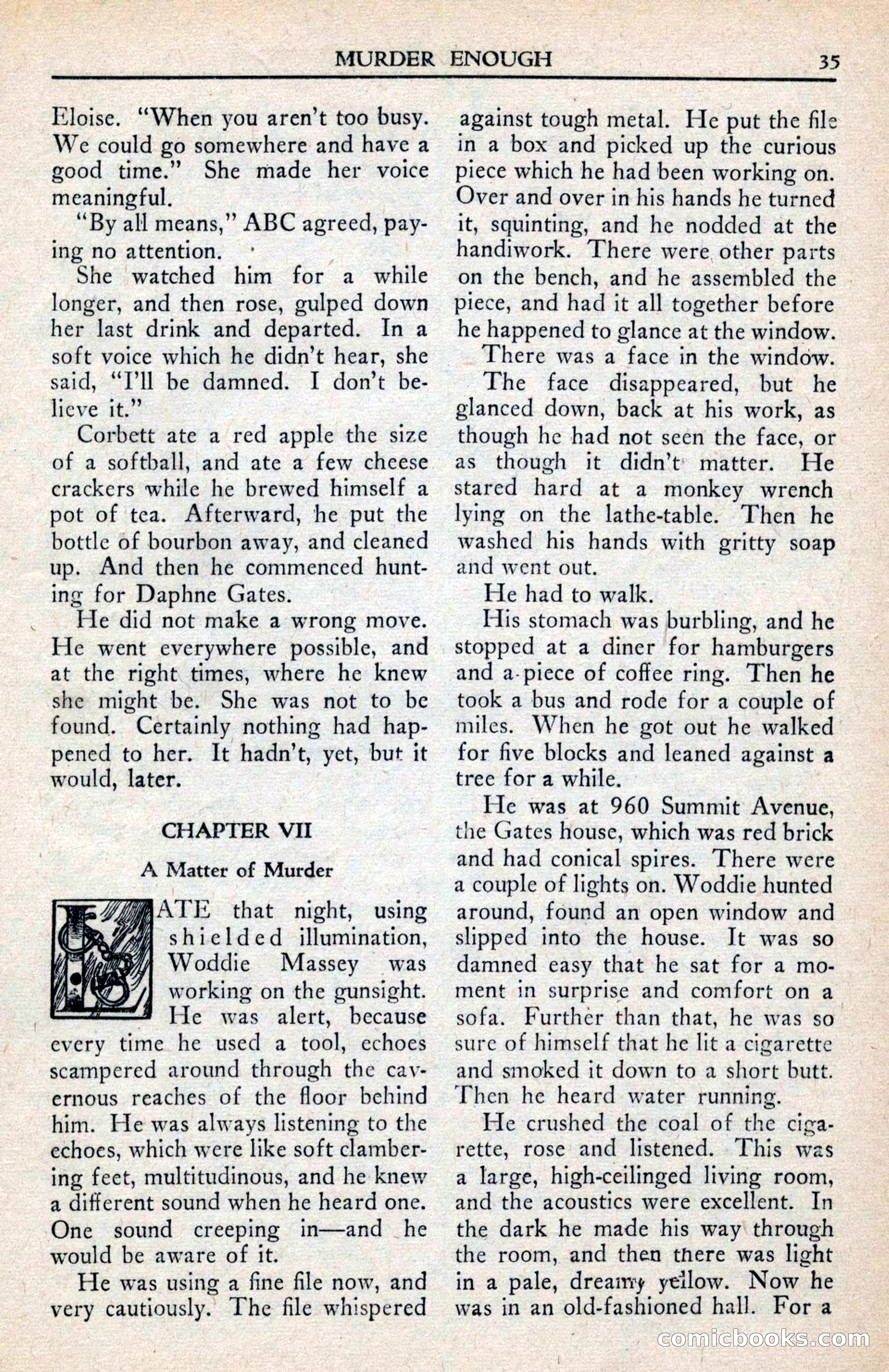 Private Detective Stories, February 1942 — page 37 of 132