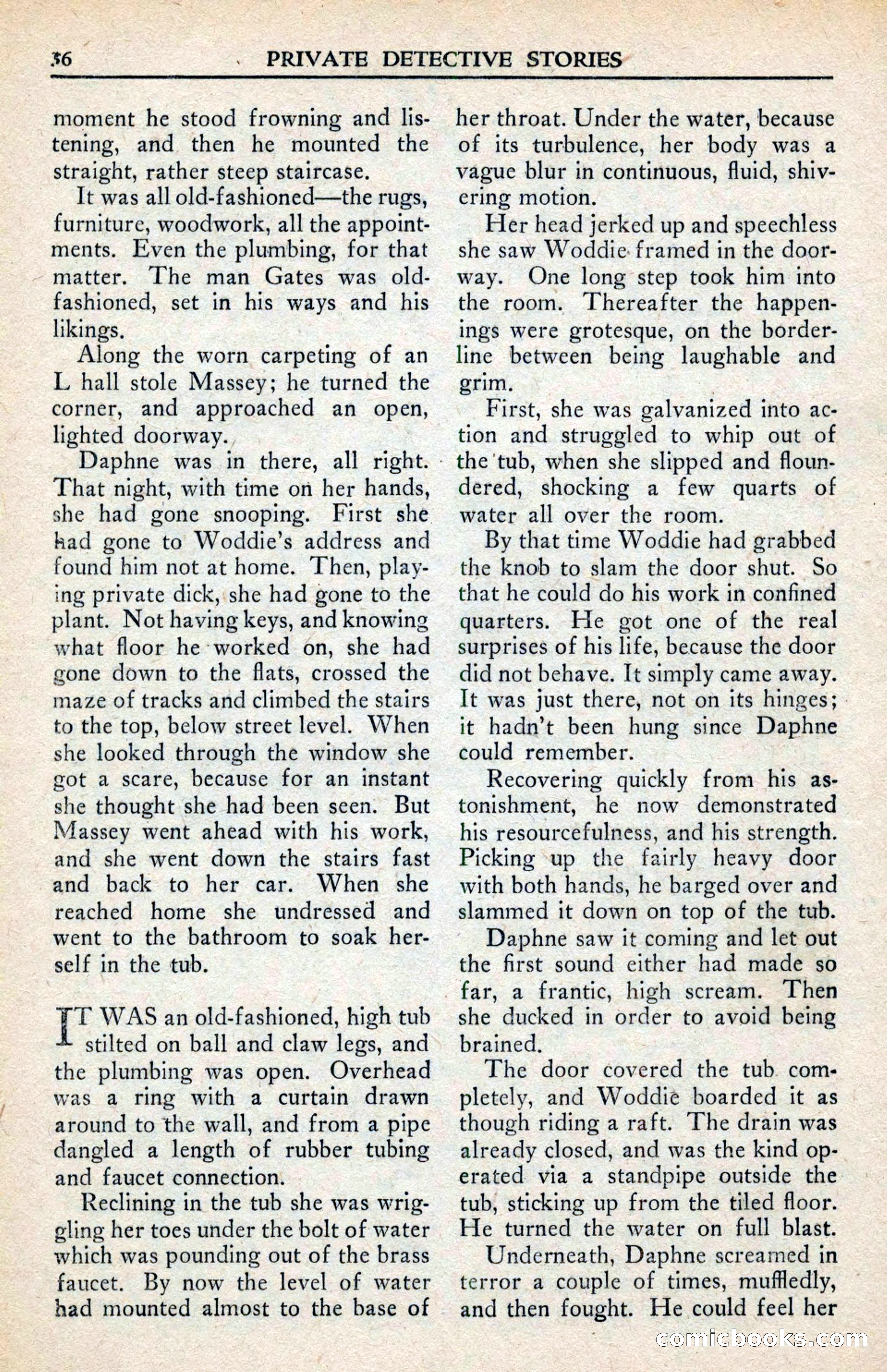 Private Detective Stories, February 1942 — page 38 of 132
