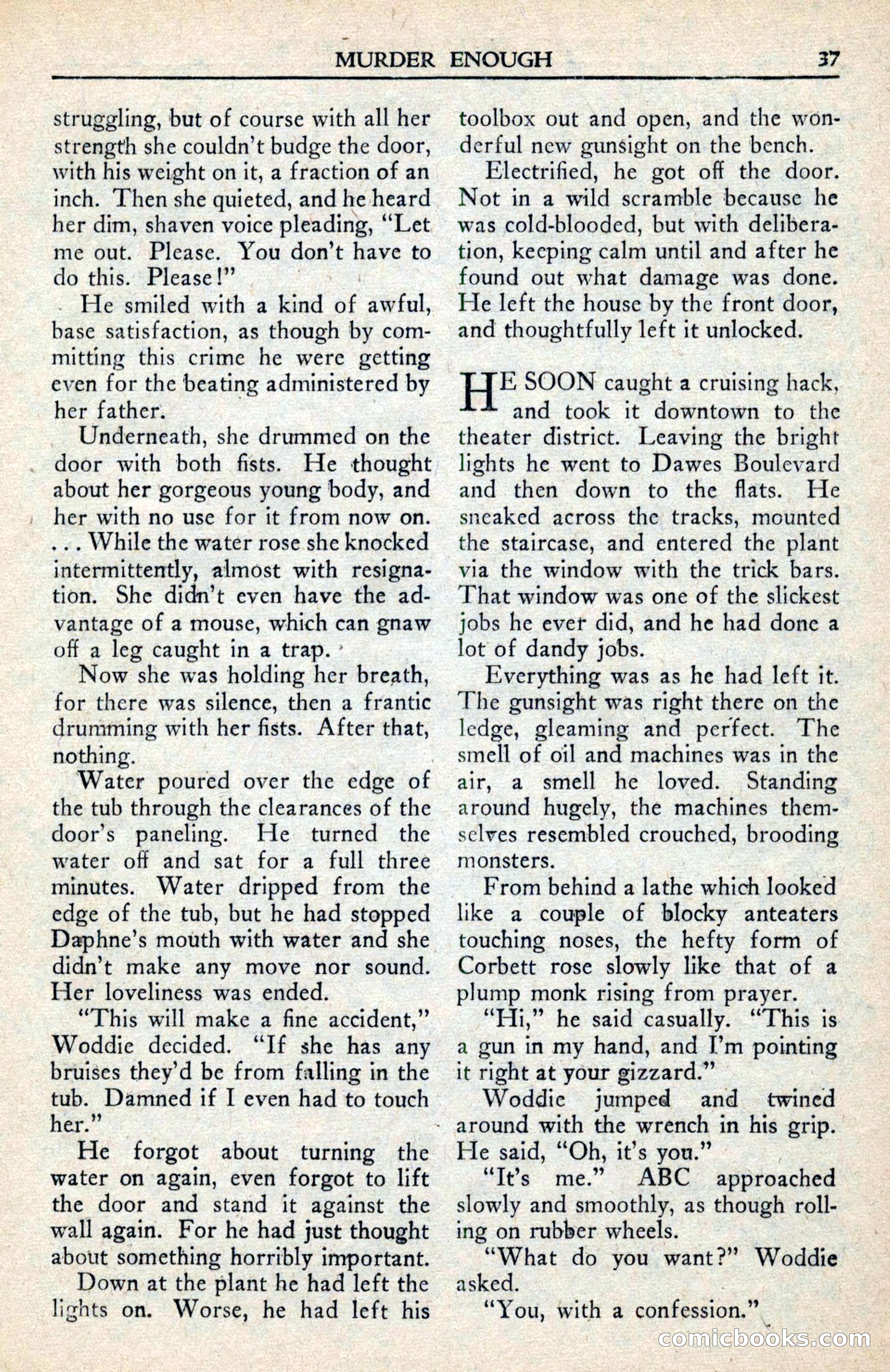 Private Detective Stories, February 1942 — page 39 of 132