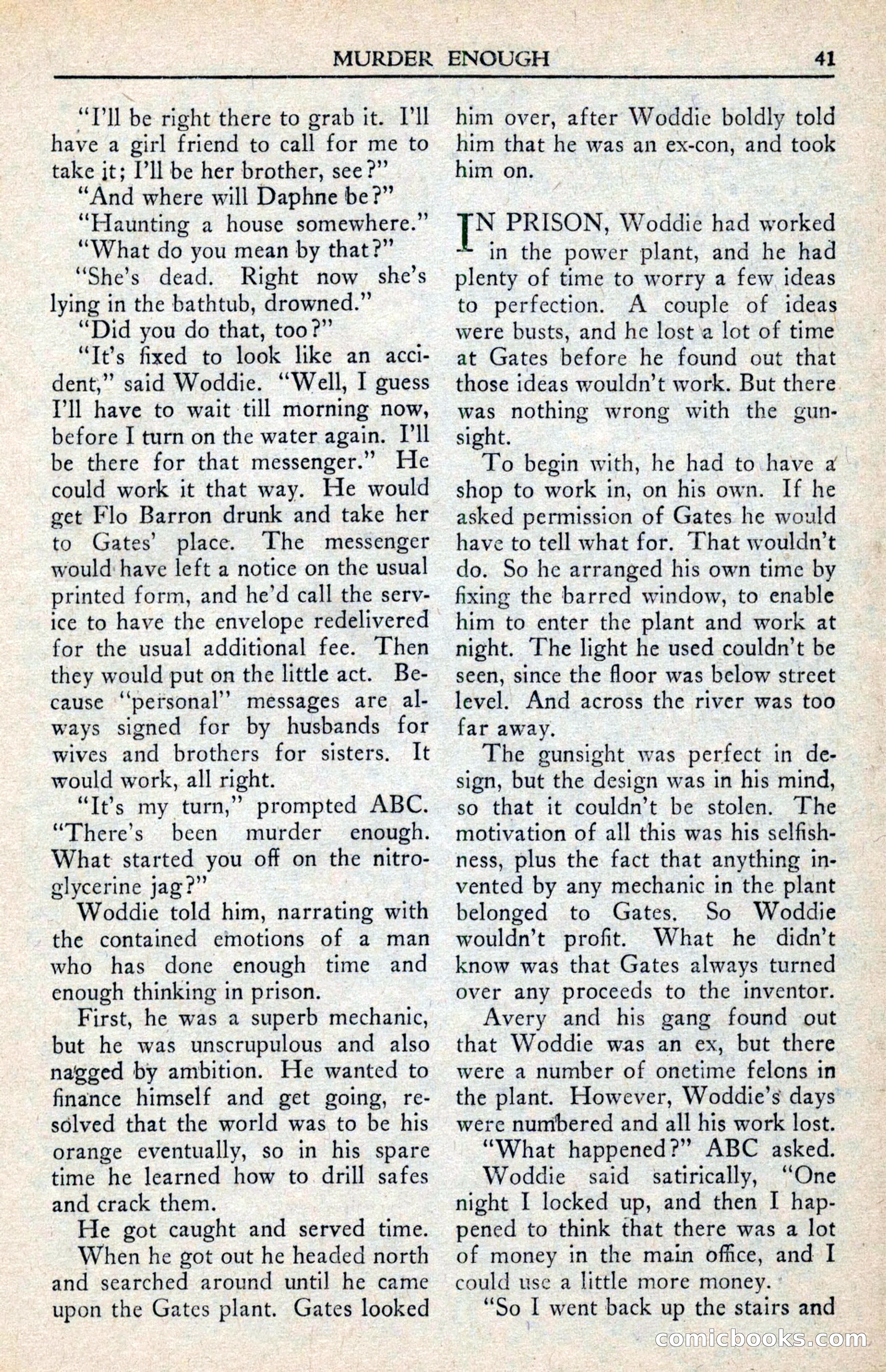 Private Detective Stories, February 1942 — page 43 of 132