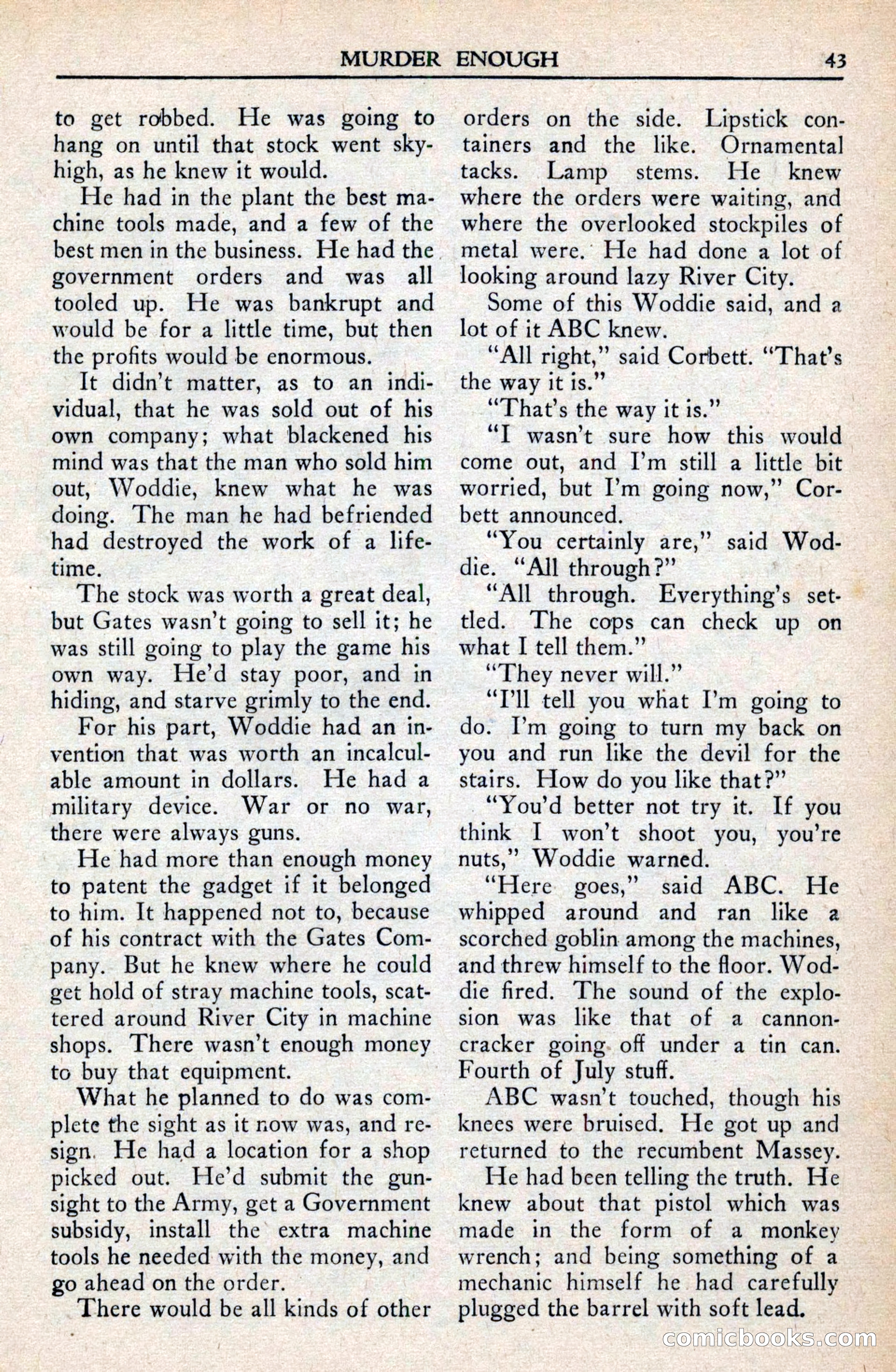 Private Detective Stories, February 1942 — page 45 of 132