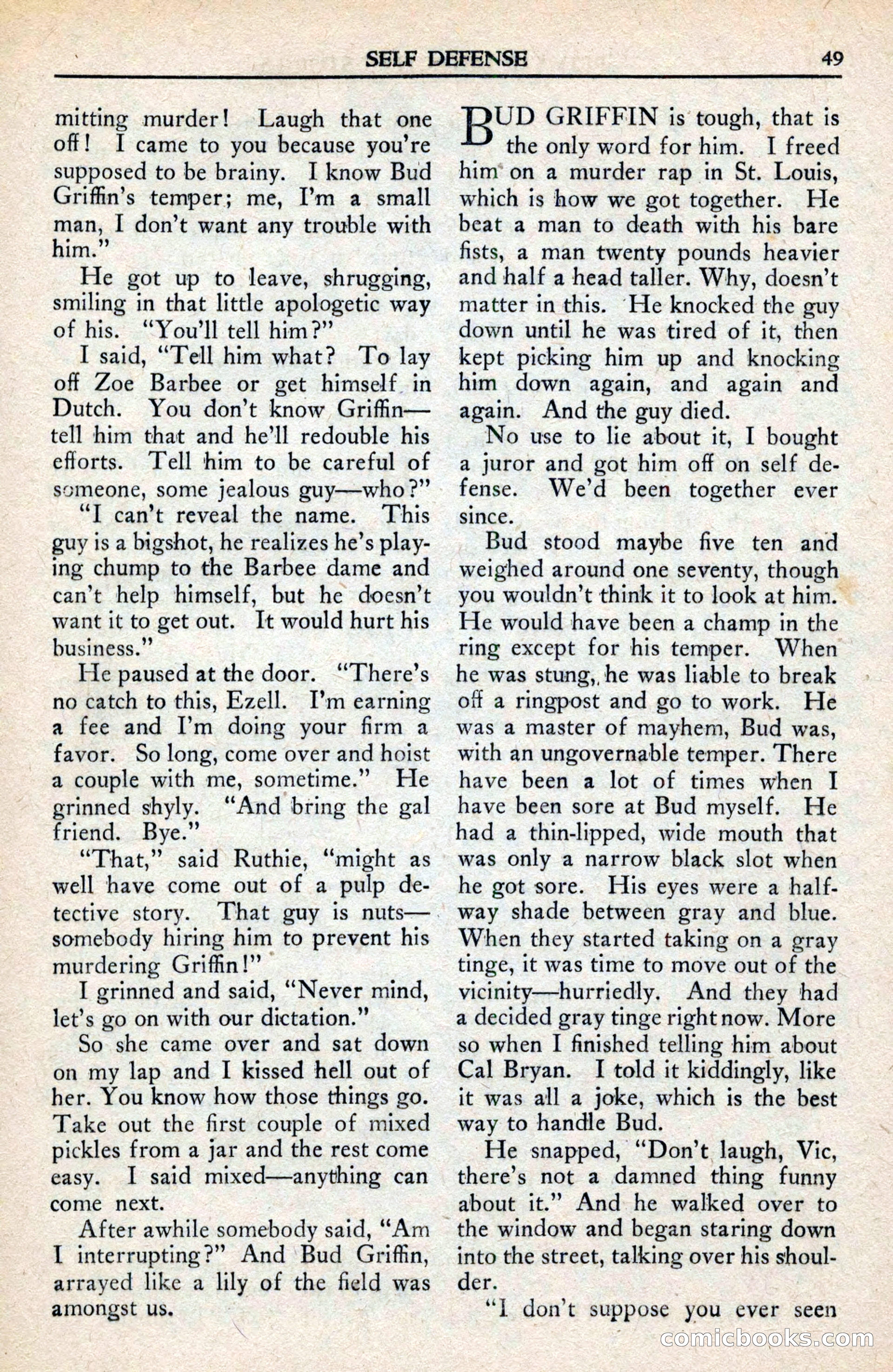 Private Detective Stories, February 1942 — page 51 of 132