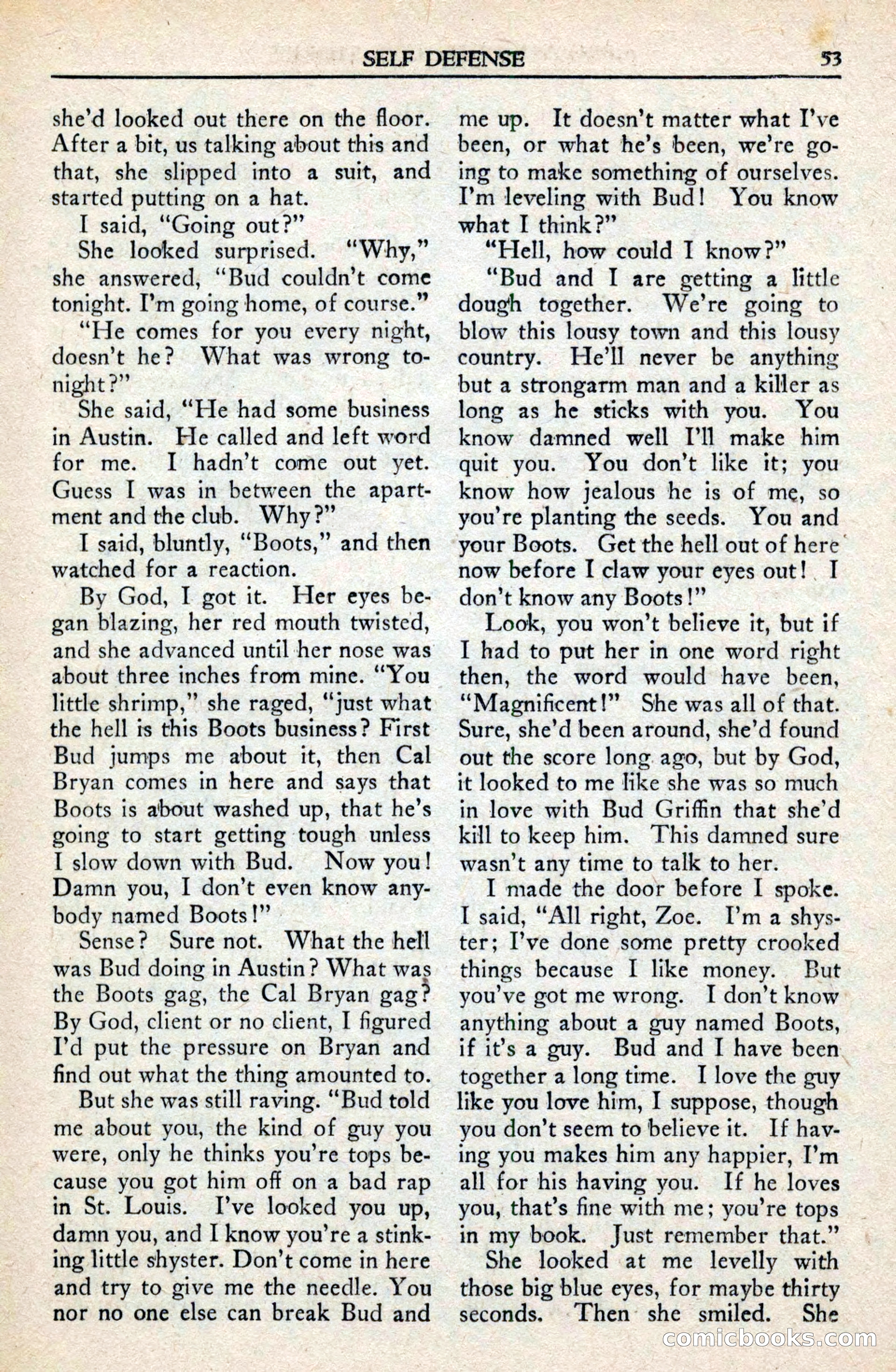 Private Detective Stories, February 1942 — page 55 of 132