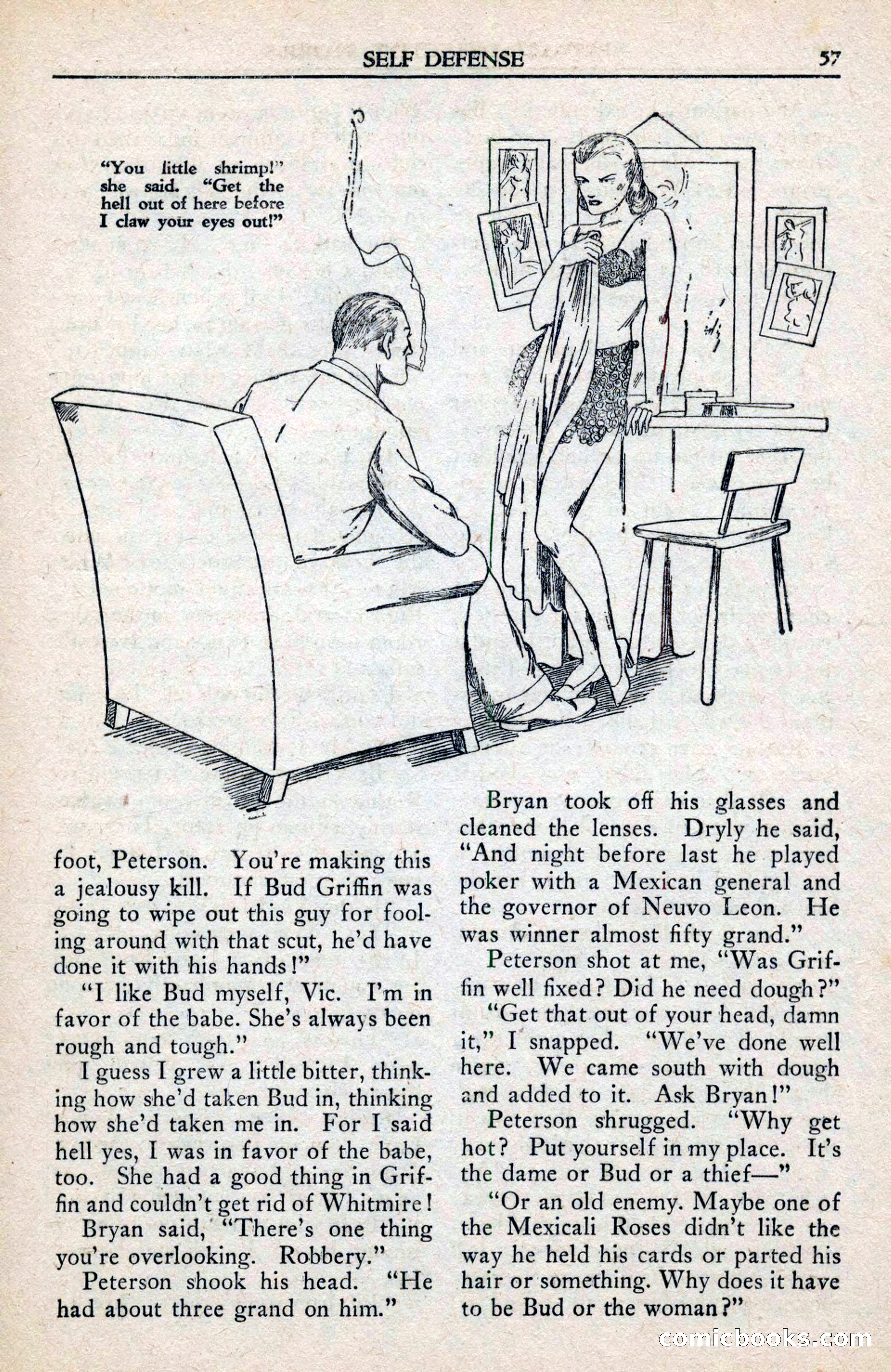 Private Detective Stories, February 1942 — page 59 of 132