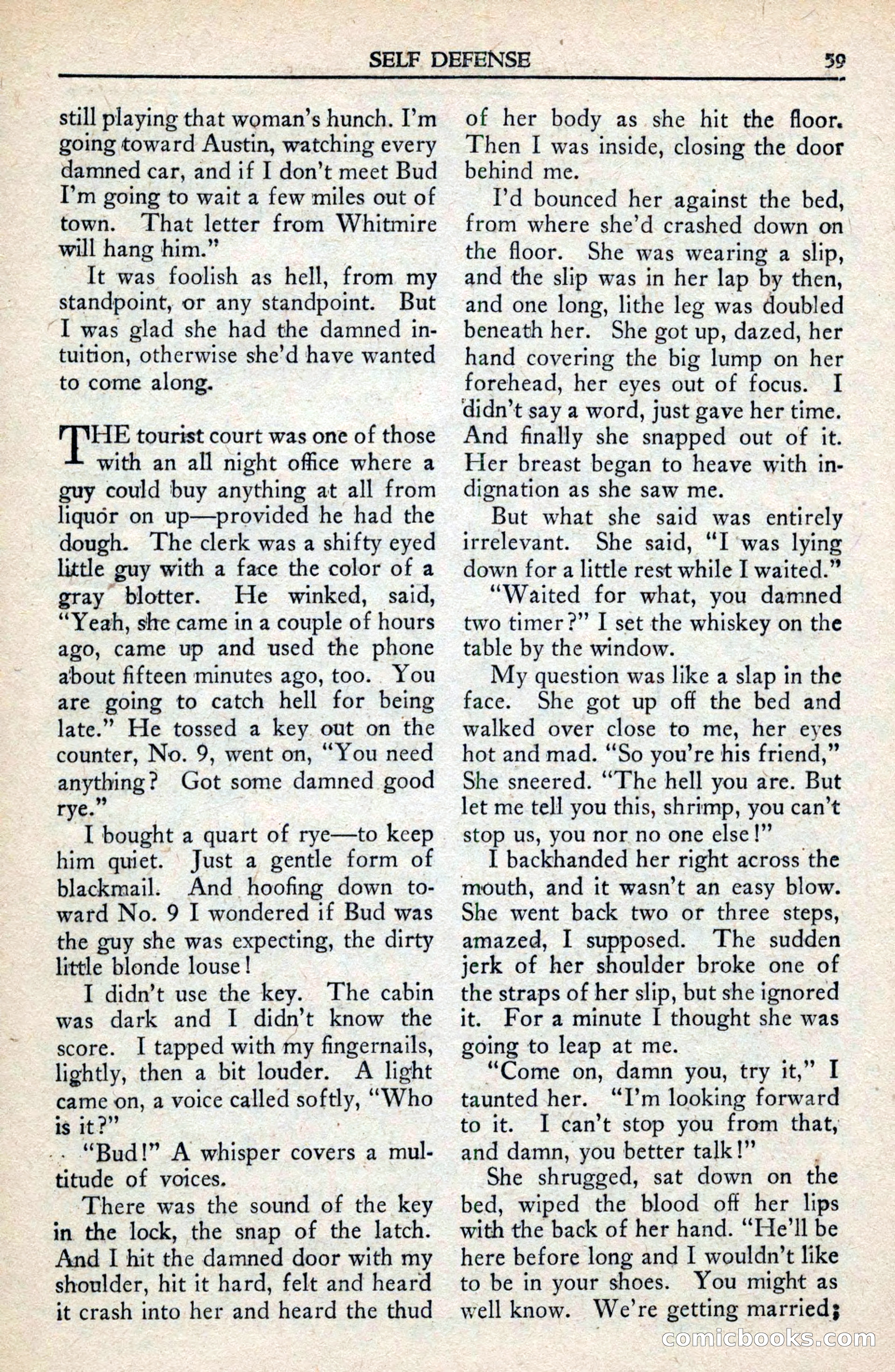 Private Detective Stories, February 1942 — page 61 of 132