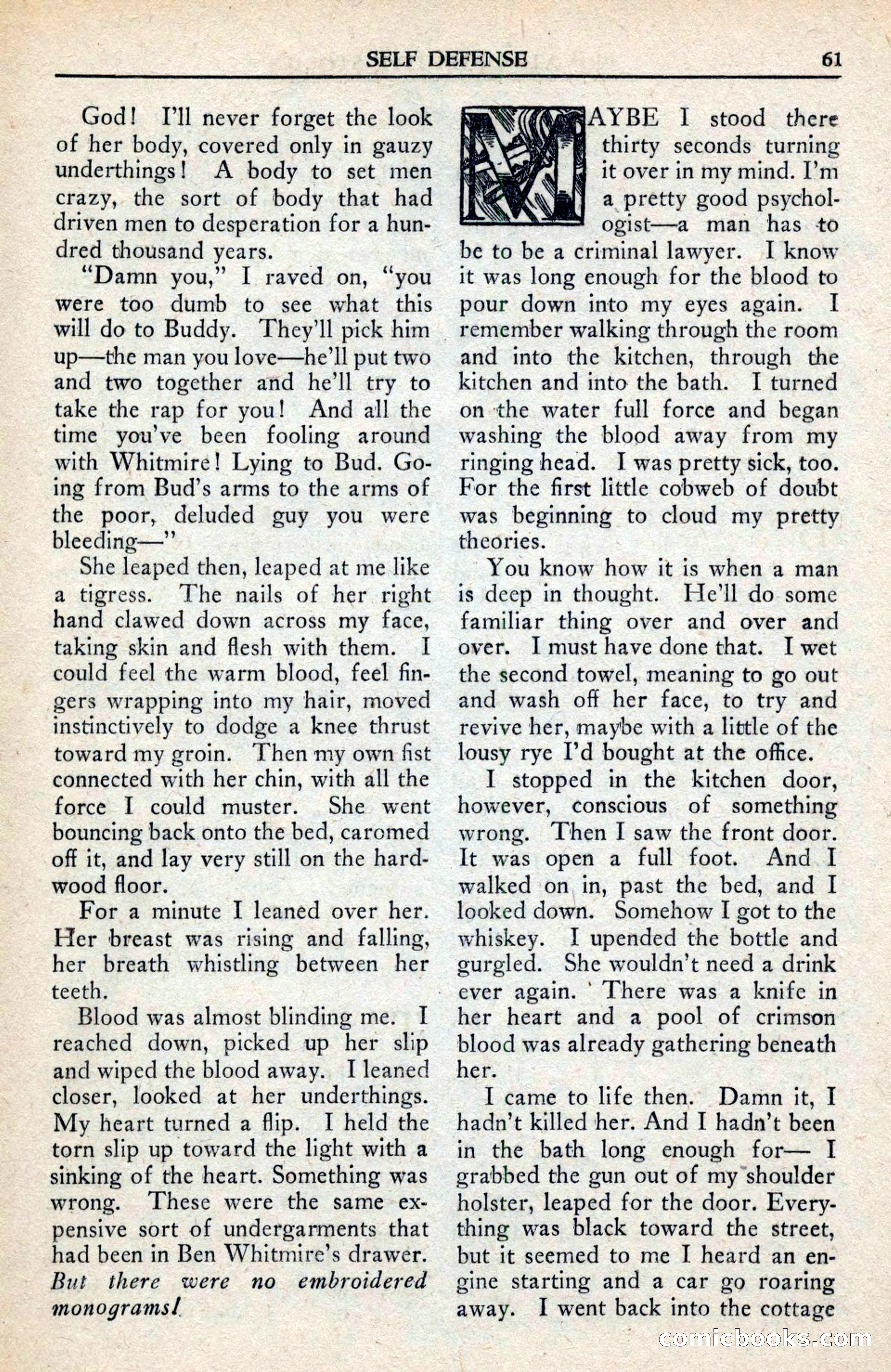 Private Detective Stories, February 1942 — page 63 of 132