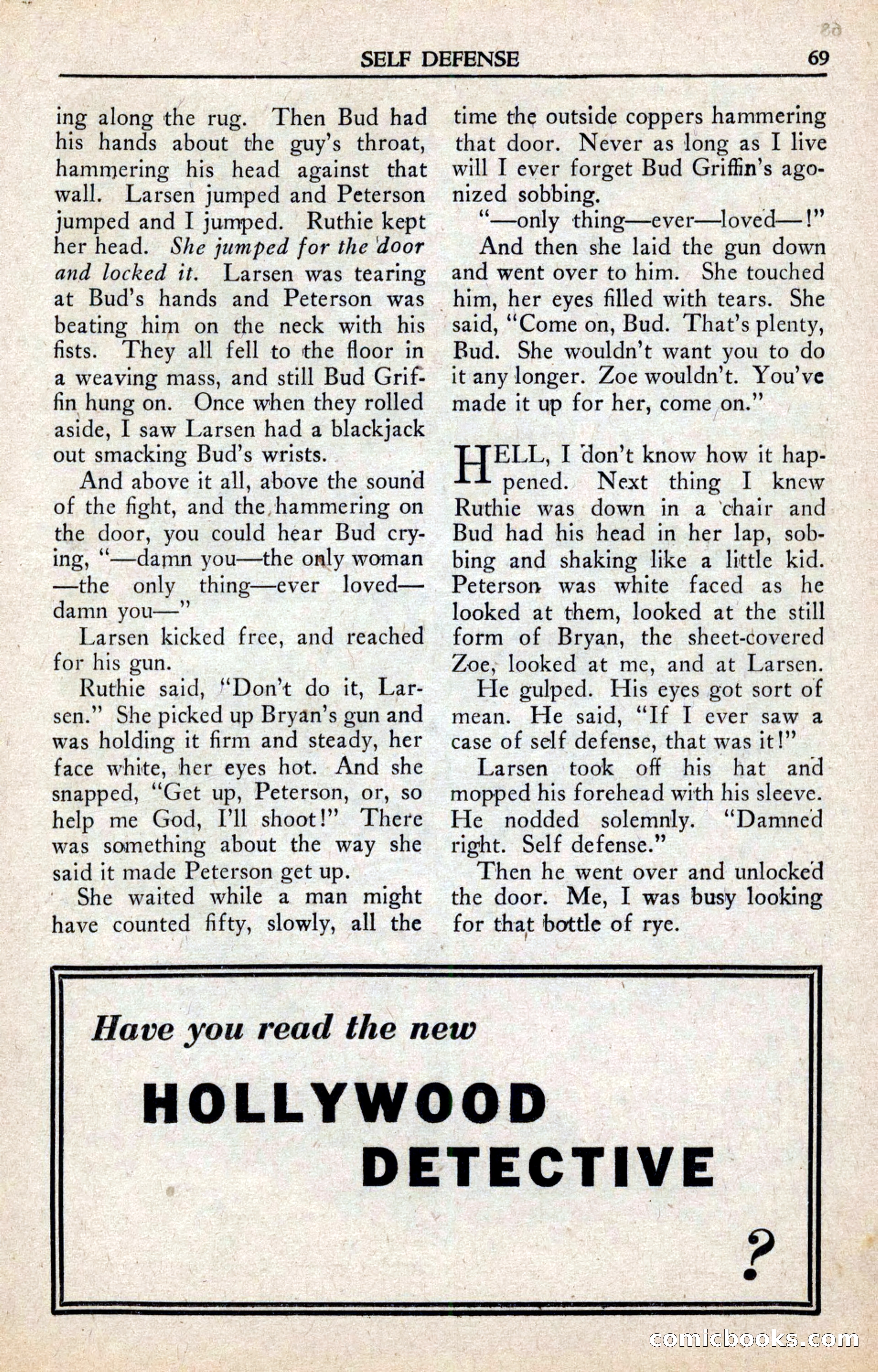Private Detective Stories, February 1942 — page 71 of 132