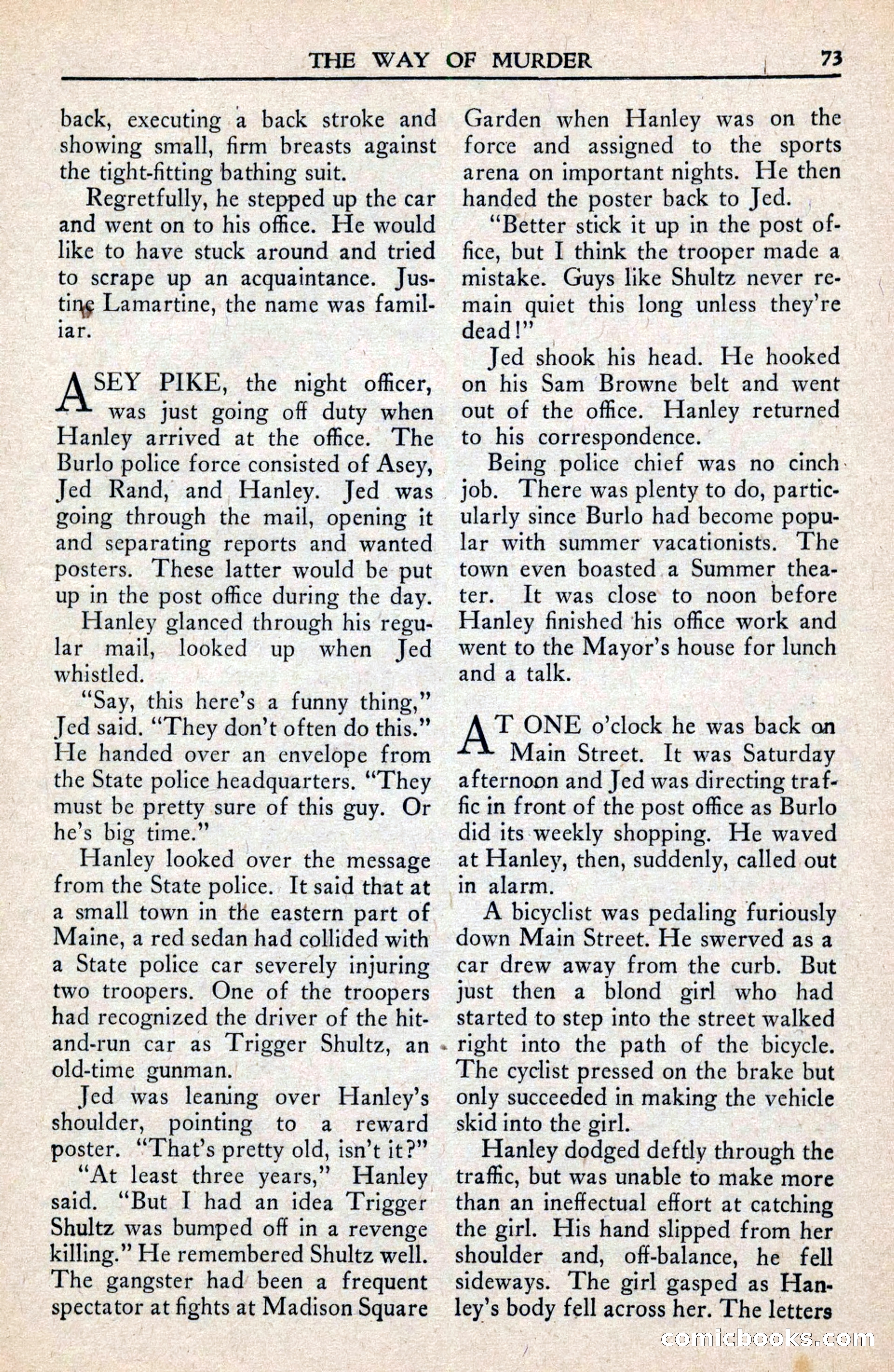 Private Detective Stories, February 1942 — page 75 of 132