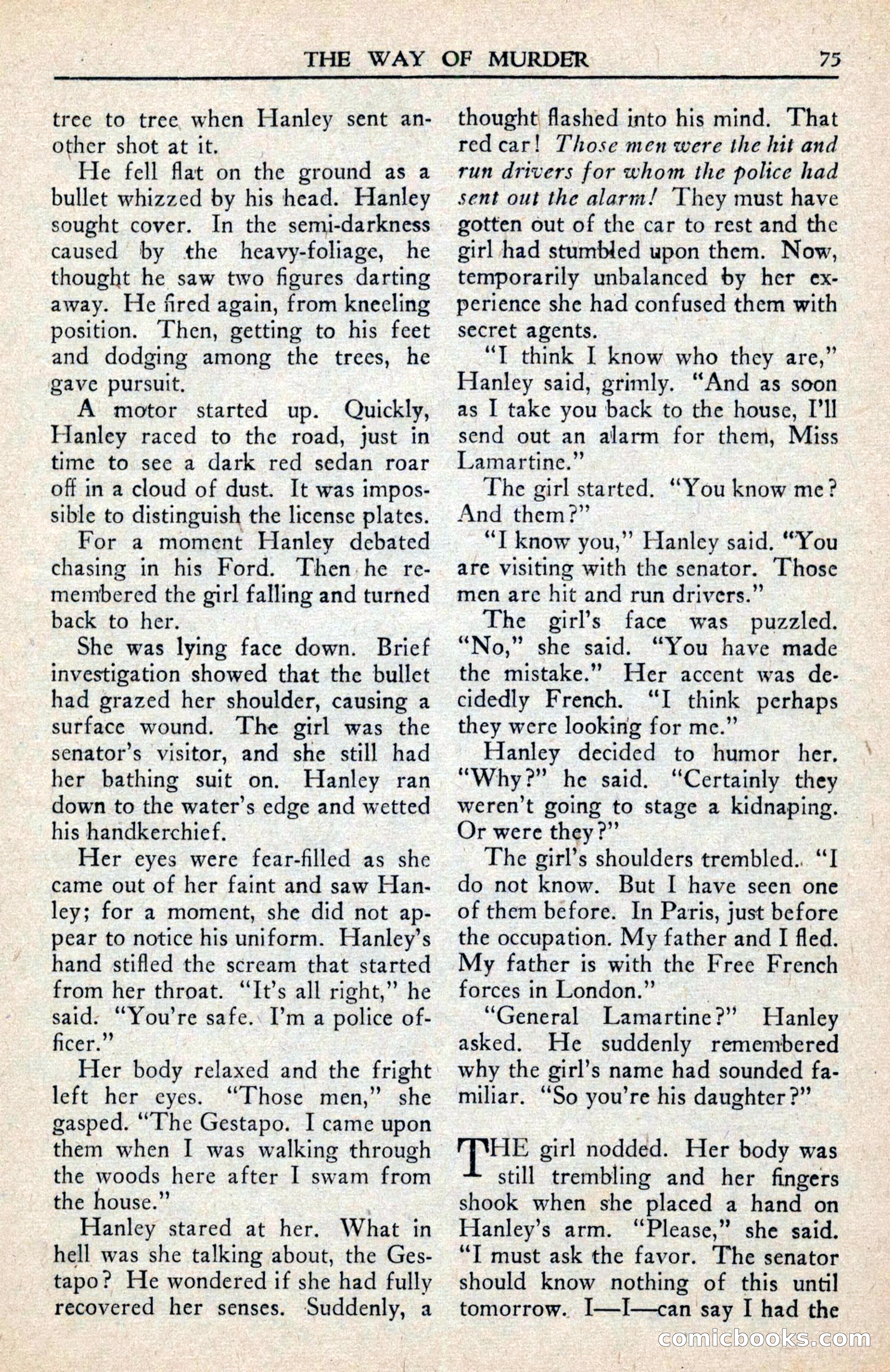 Private Detective Stories, February 1942 — page 77 of 132