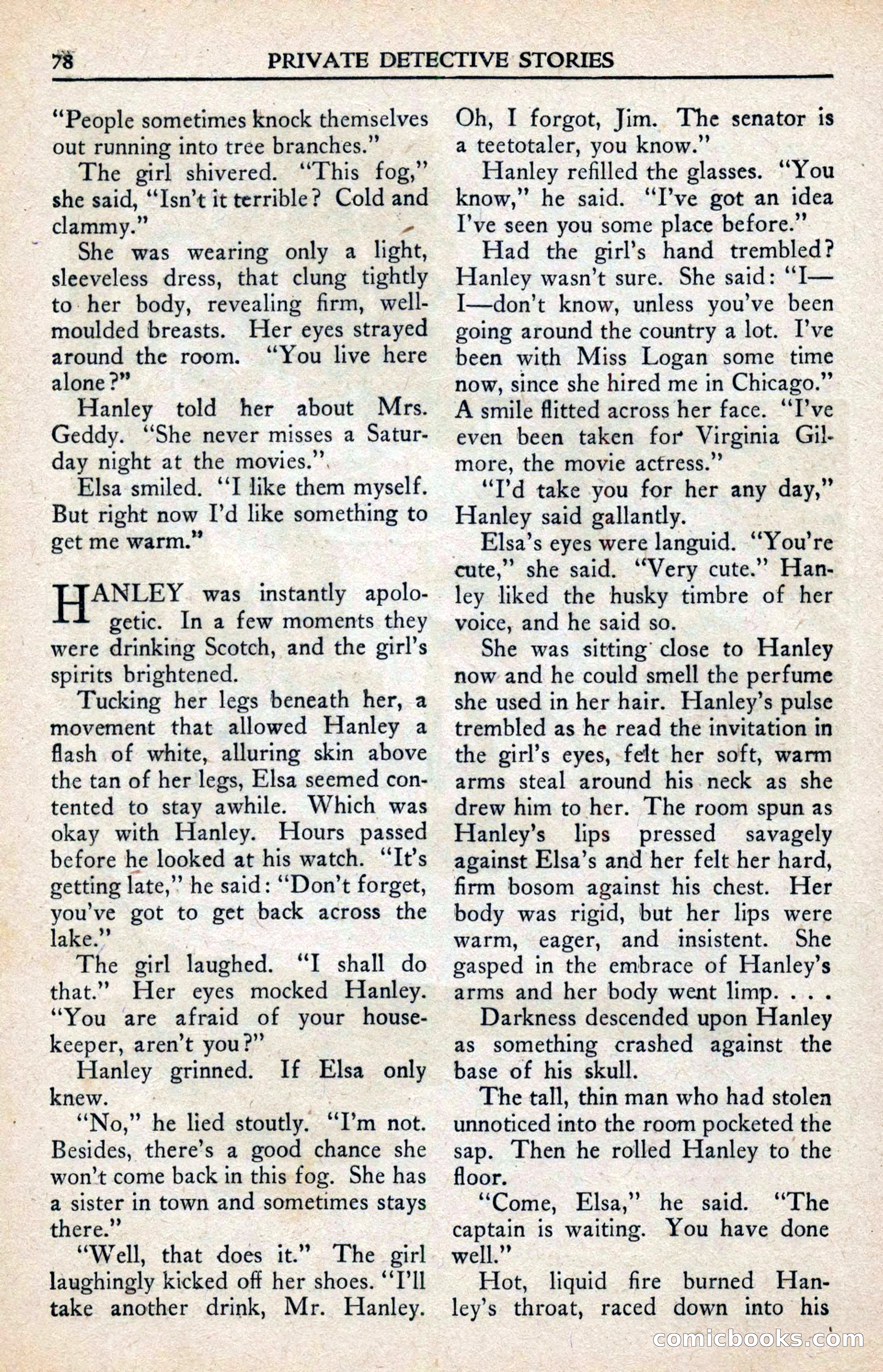 Private Detective Stories, February 1942 — page 80 of 132