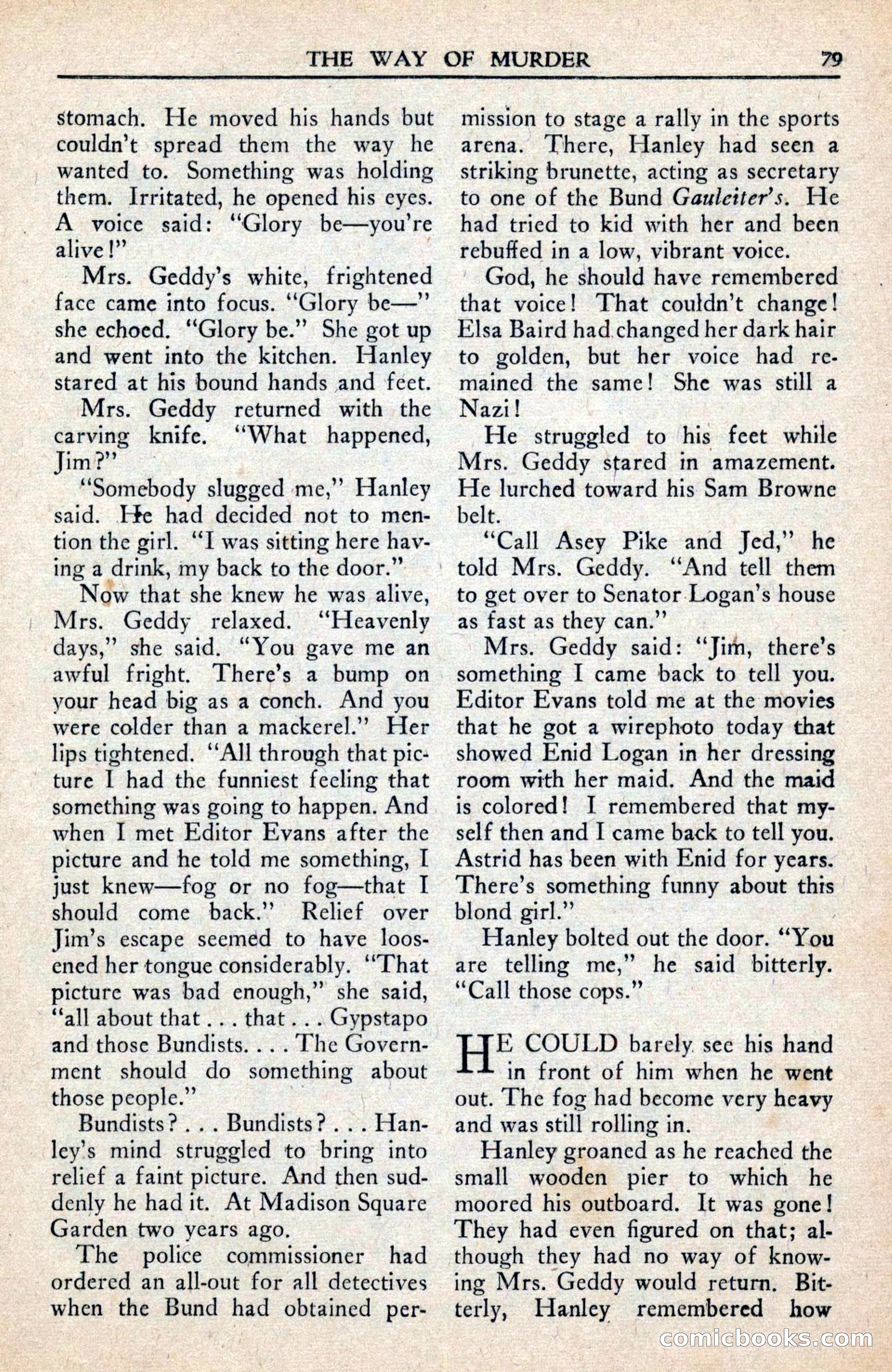 Private Detective Stories, February 1942 — page 81 of 132