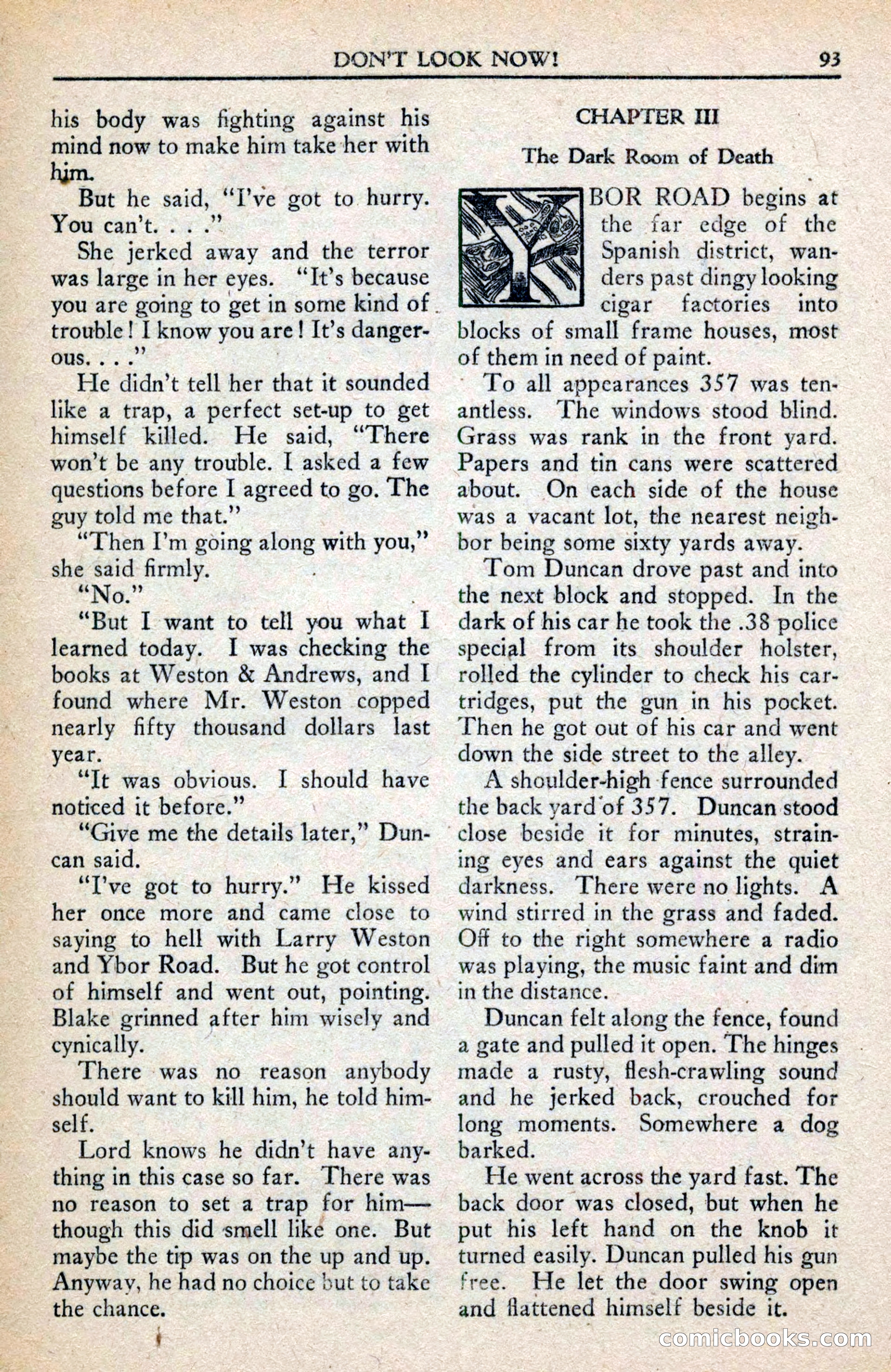 Private Detective Stories, February 1942 — page 95 of 132