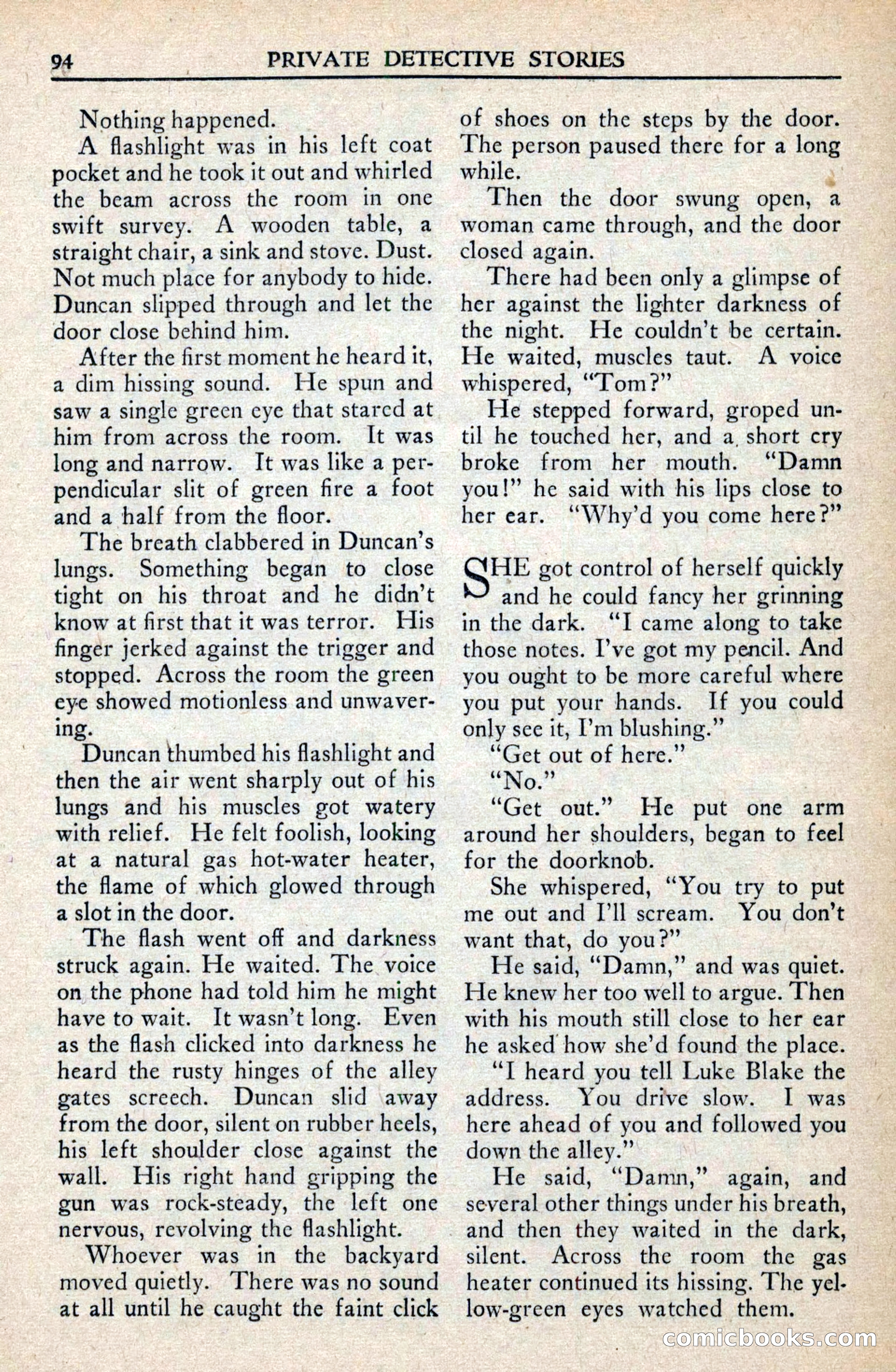 Private Detective Stories, February 1942 — page 96 of 132