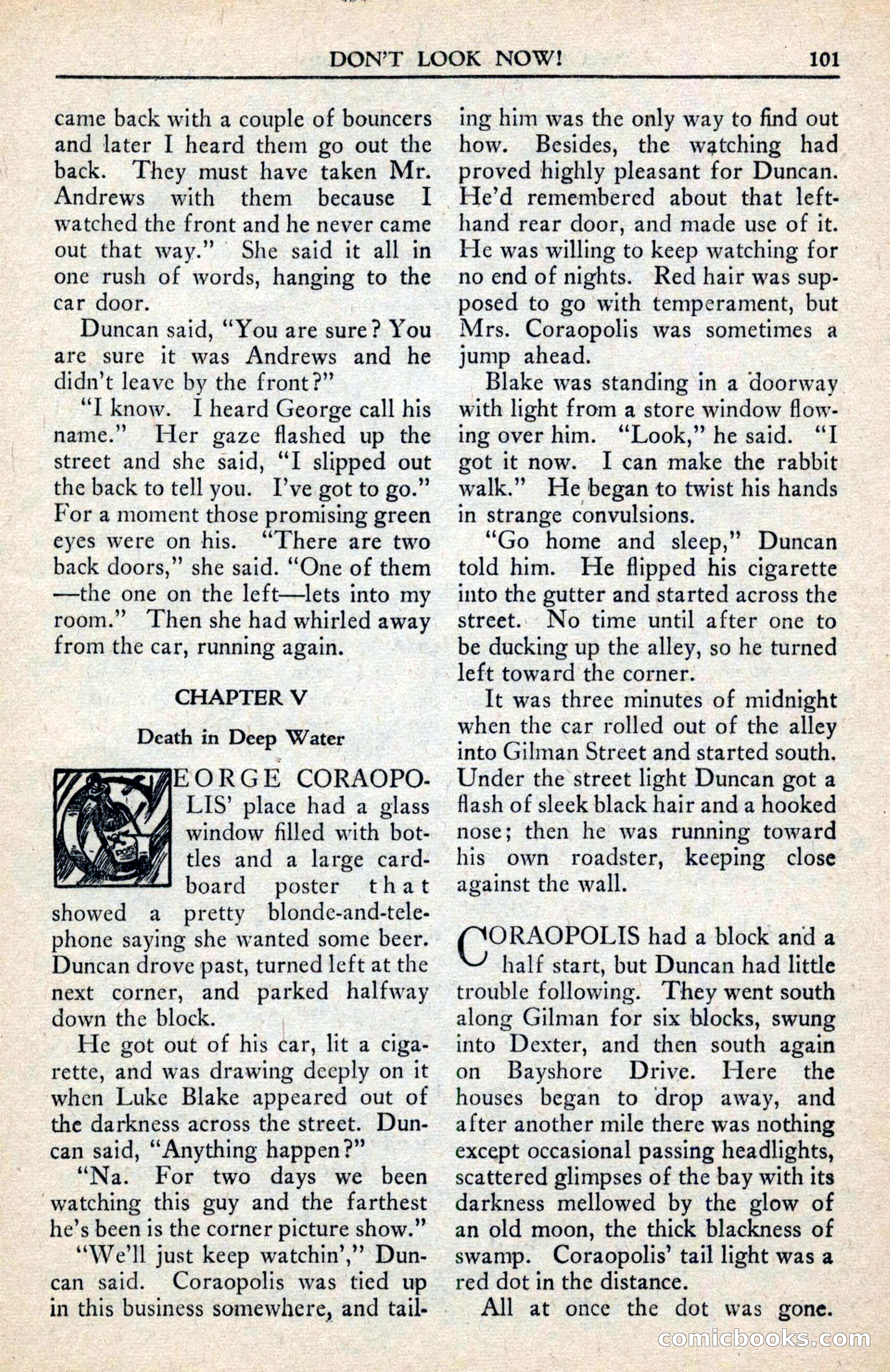 Private Detective Stories, February 1942 — page 103 of 132