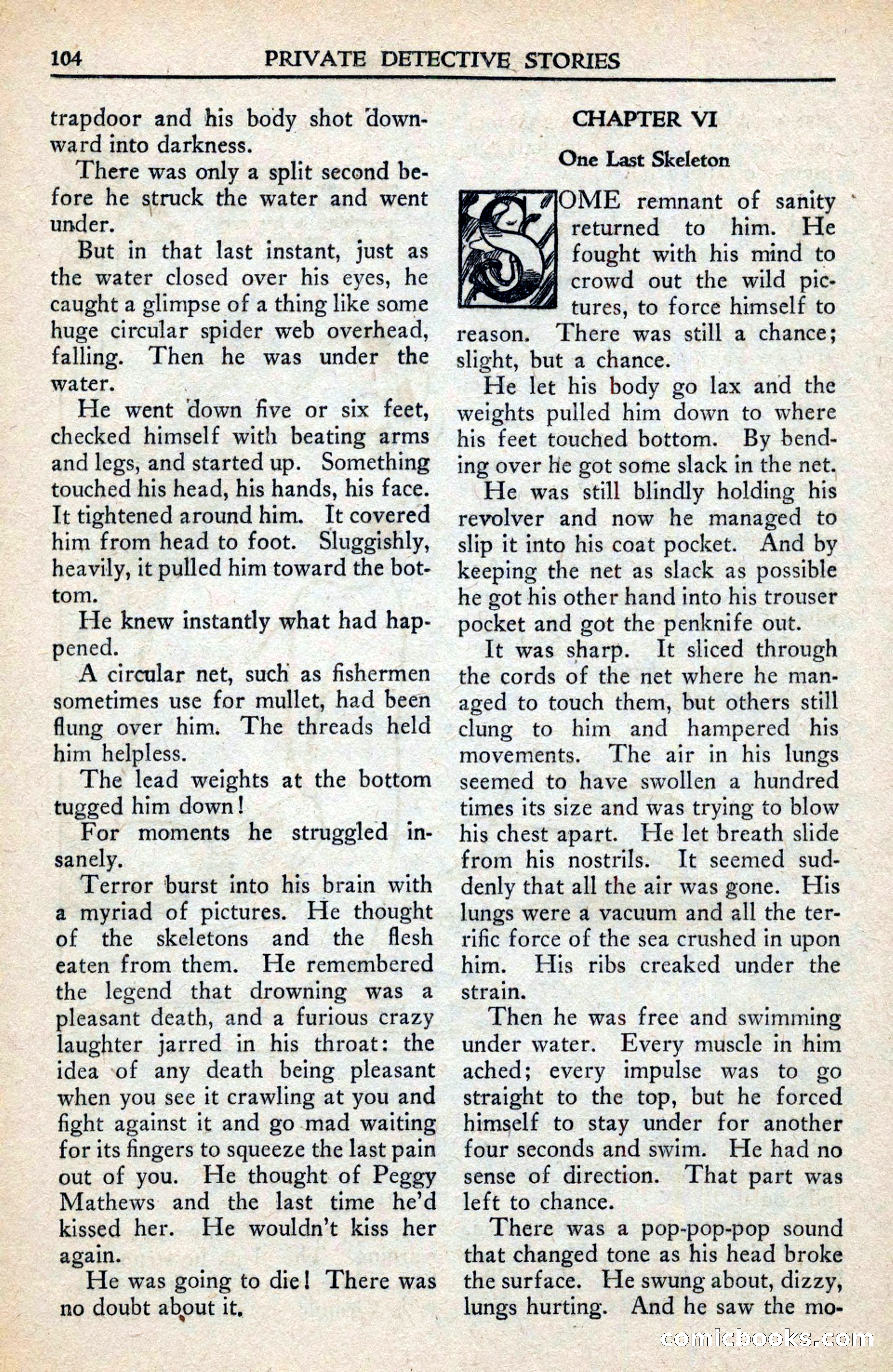 Private Detective Stories, February 1942 — page 106 of 132