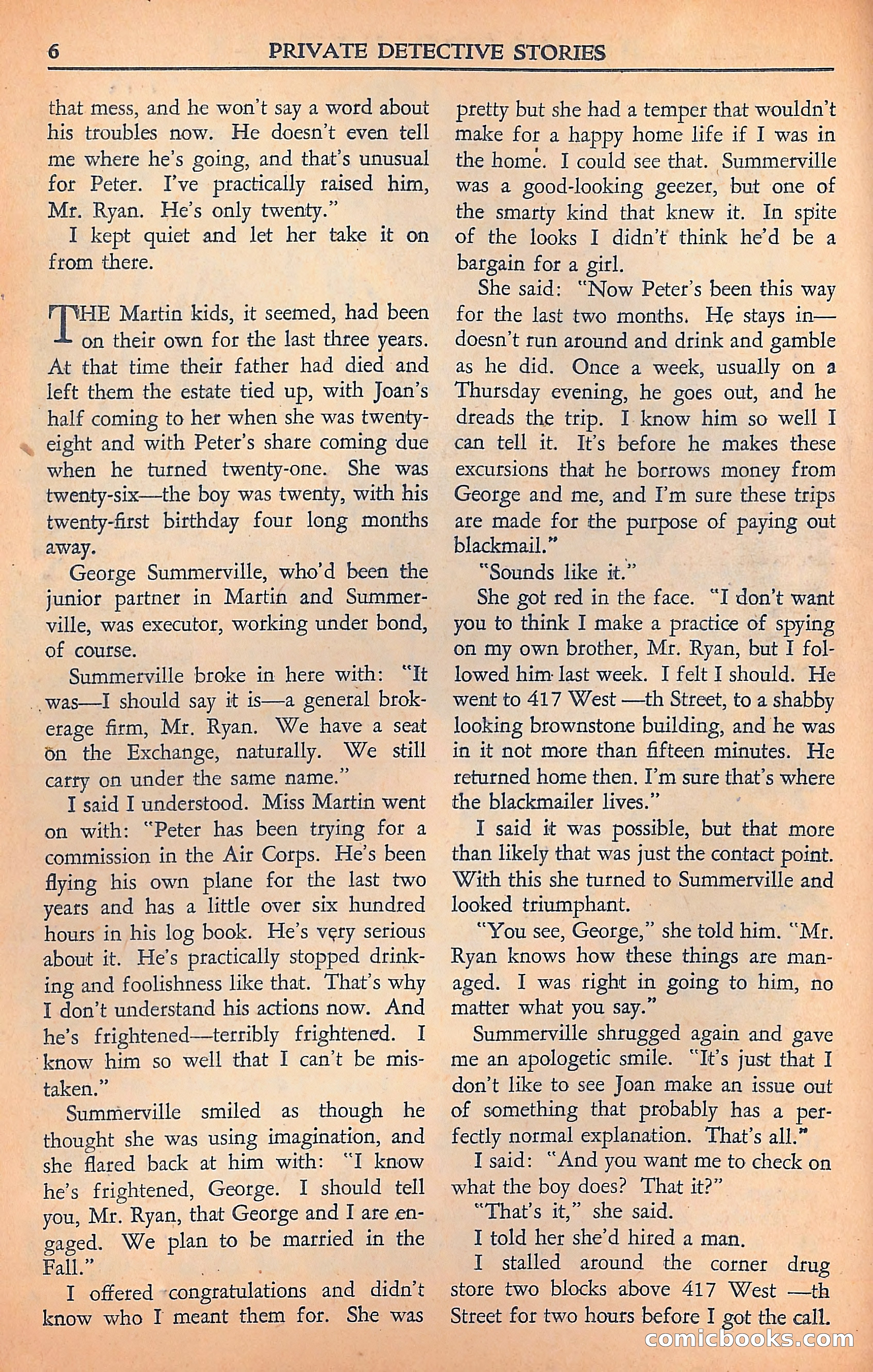 Private Detective Stories — page 8 of 116