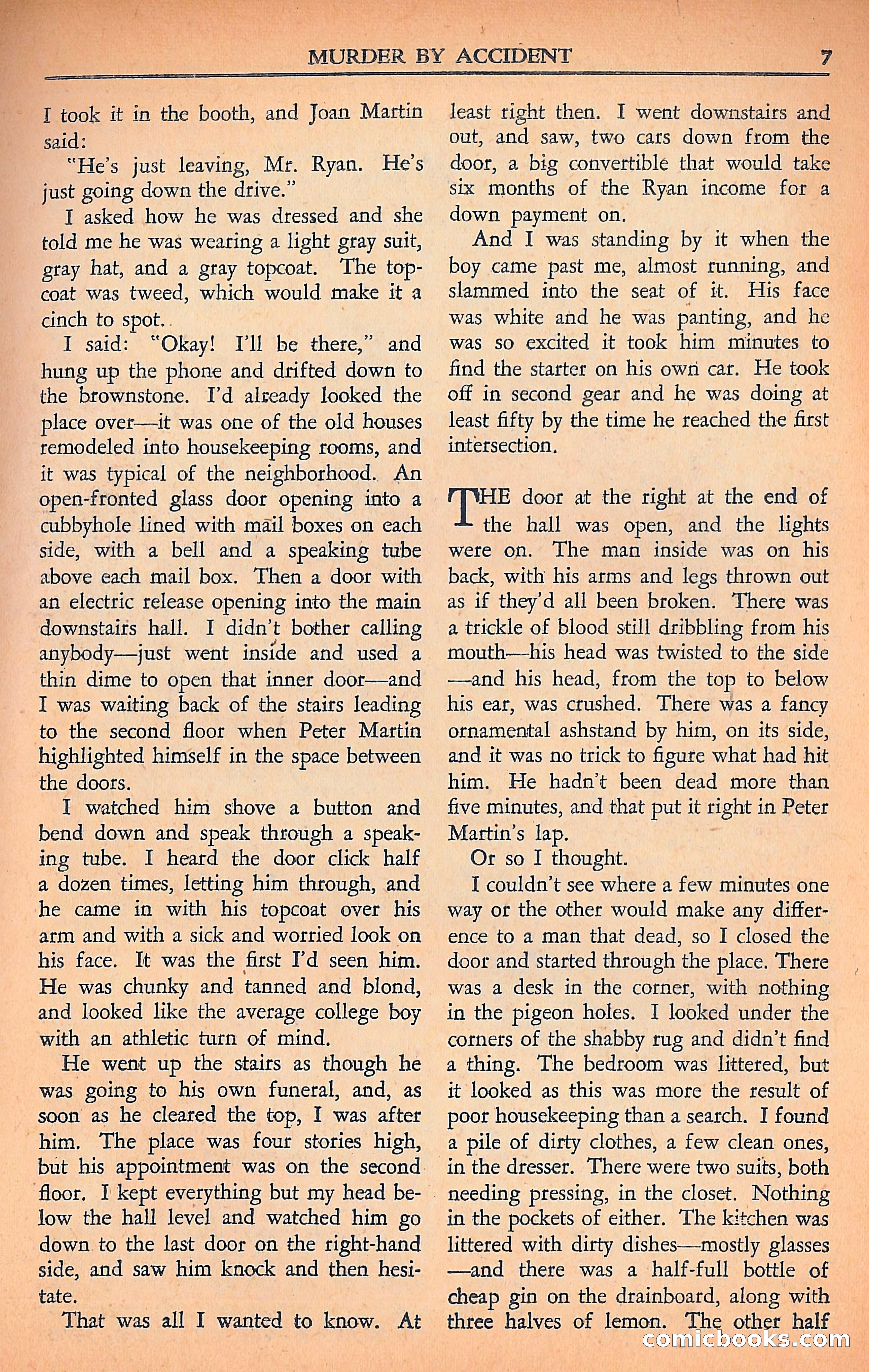 Private Detective Stories — page 9 of 116