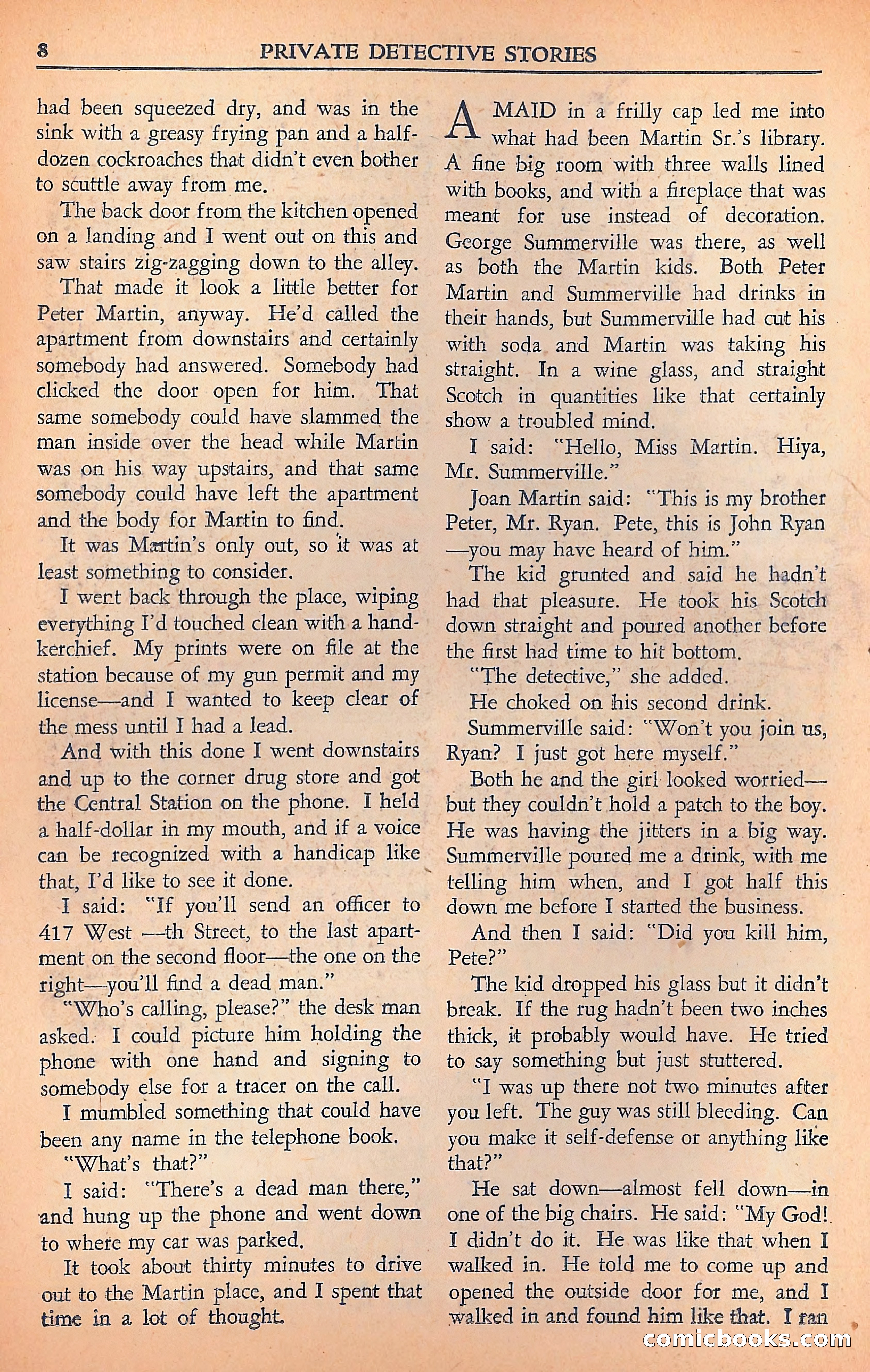 Private Detective Stories — page 10 of 116