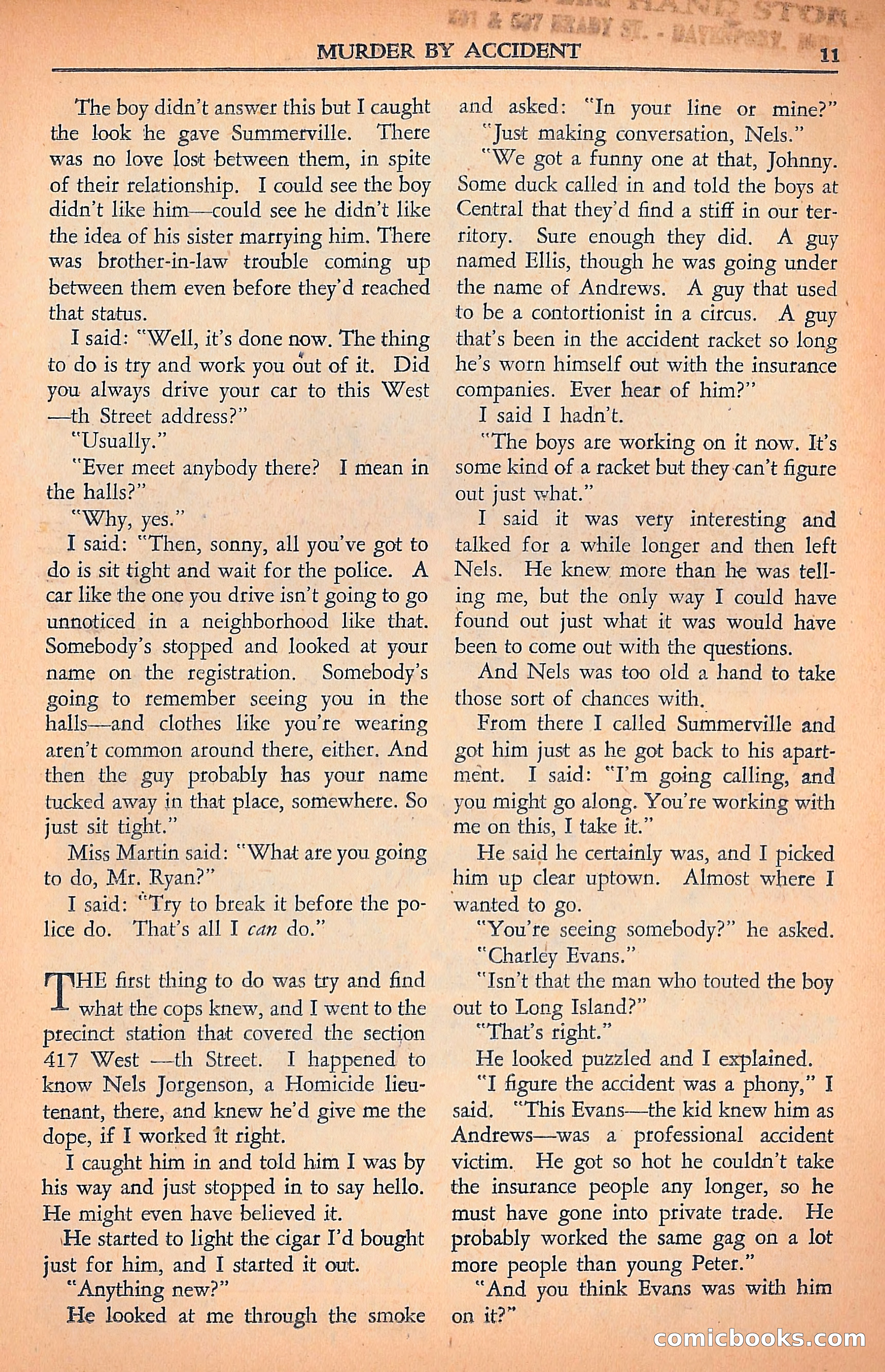 Private Detective Stories — page 13 of 116
