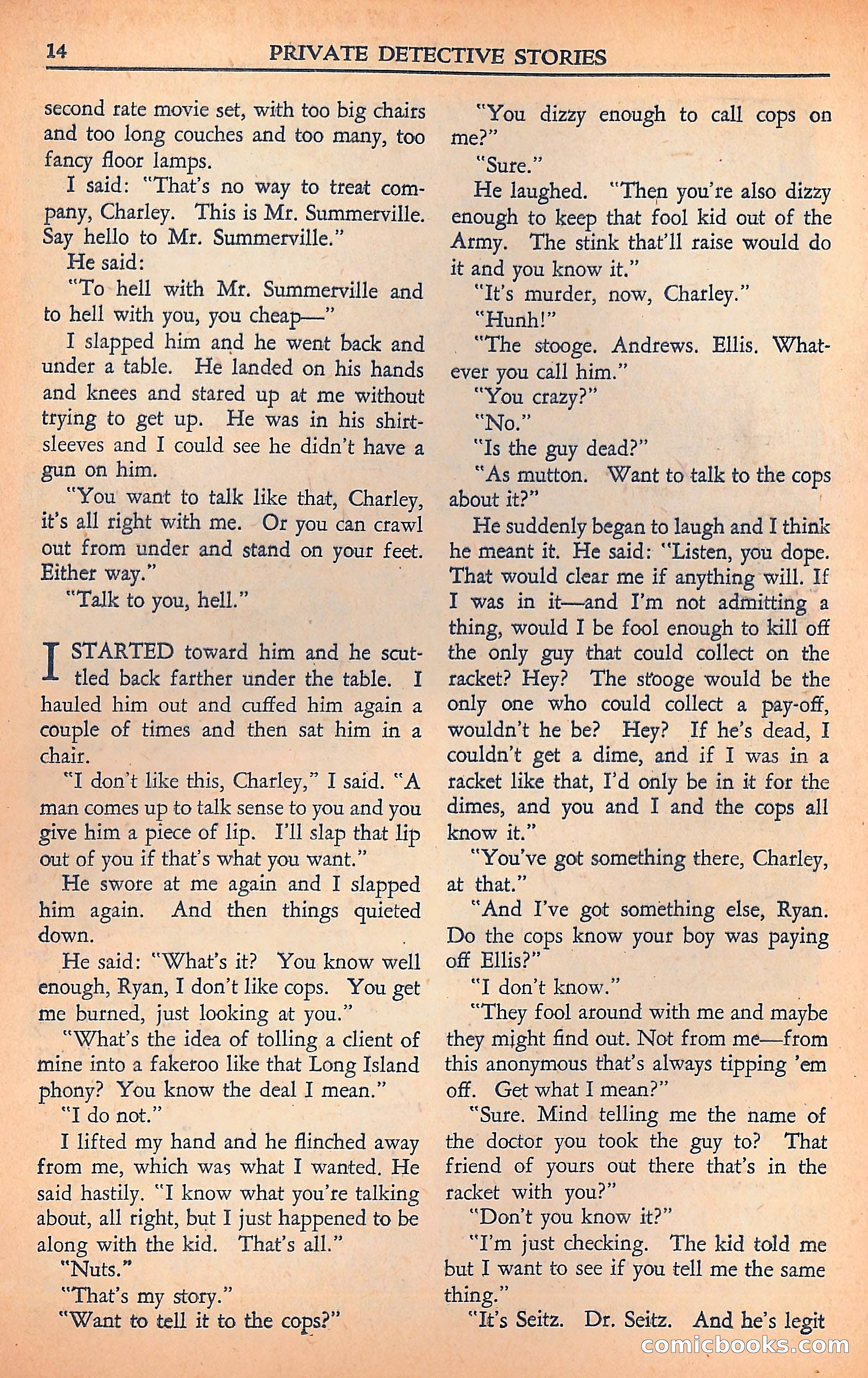 Private Detective Stories — page 16 of 116