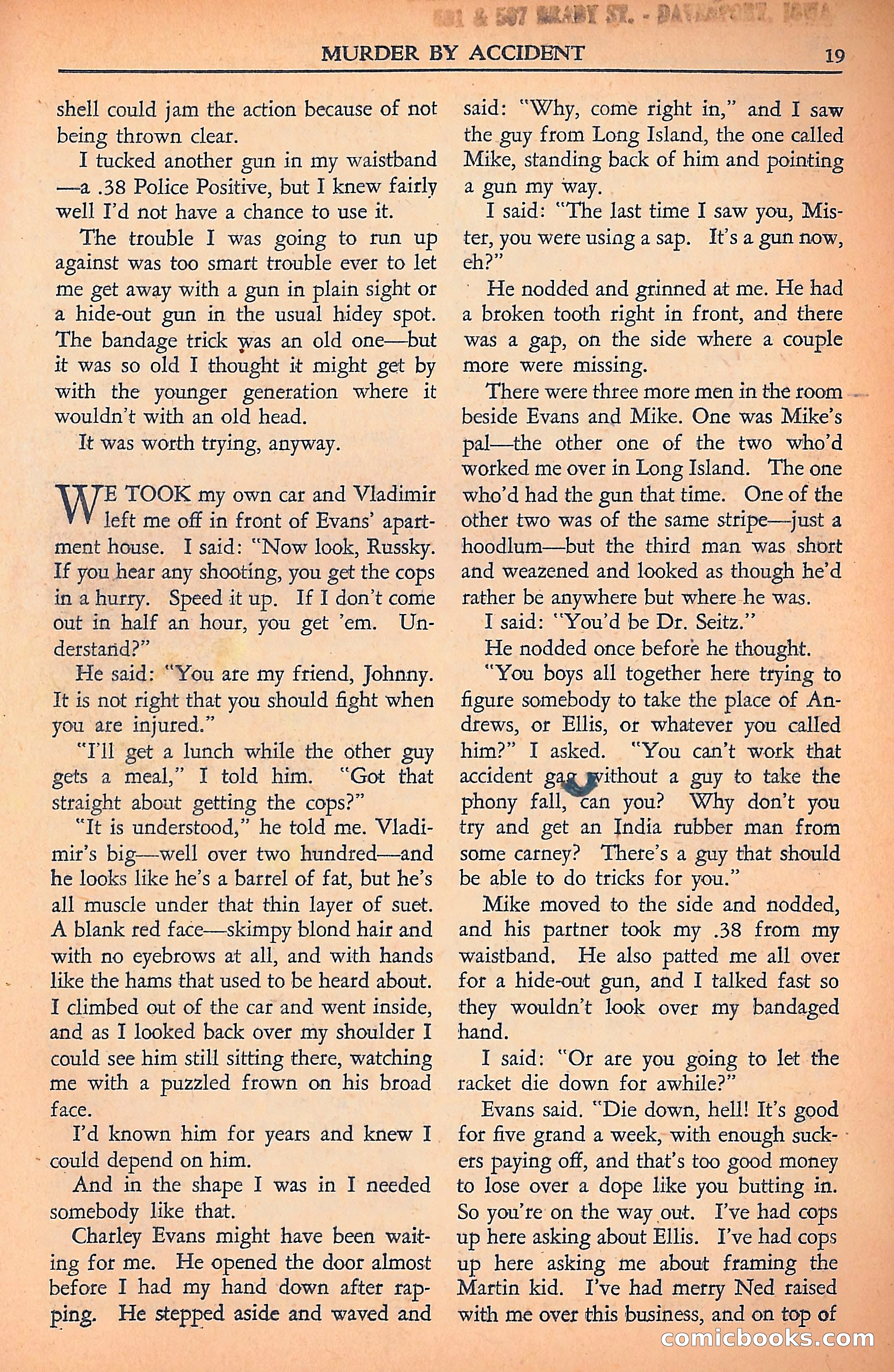 Private Detective Stories — page 21 of 116