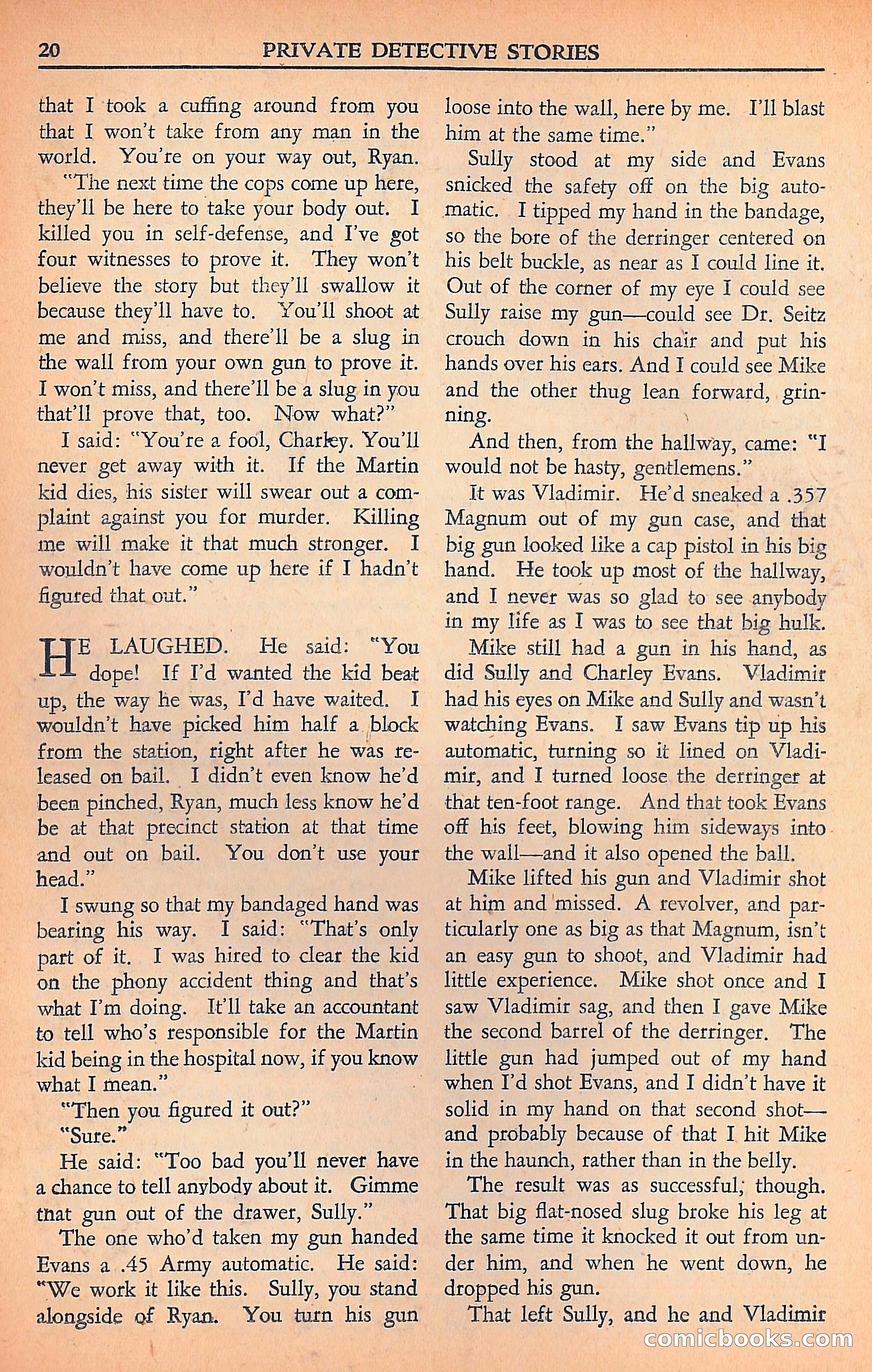 Private Detective Stories — page 22 of 116