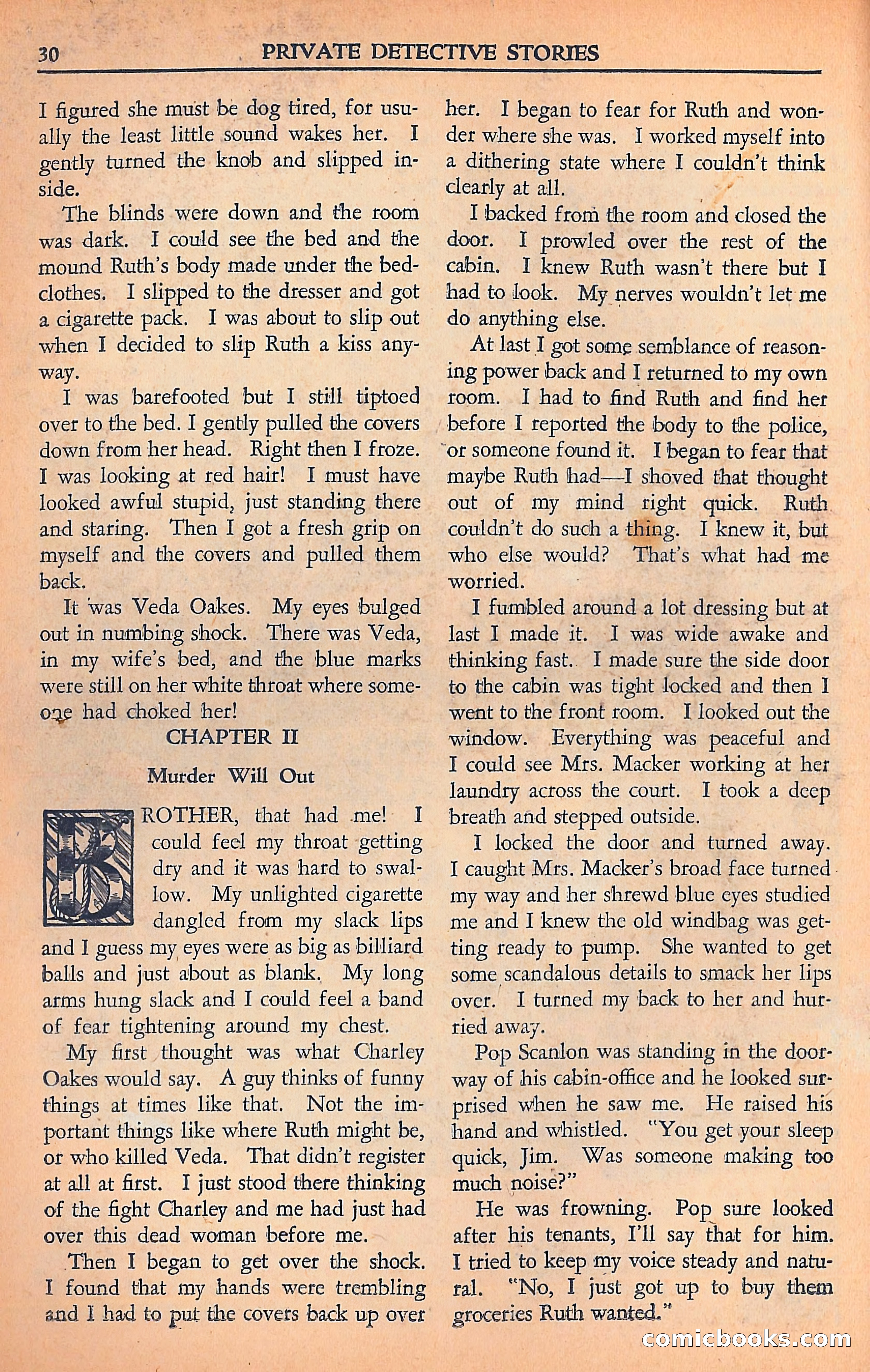 Private Detective Stories — page 32 of 116