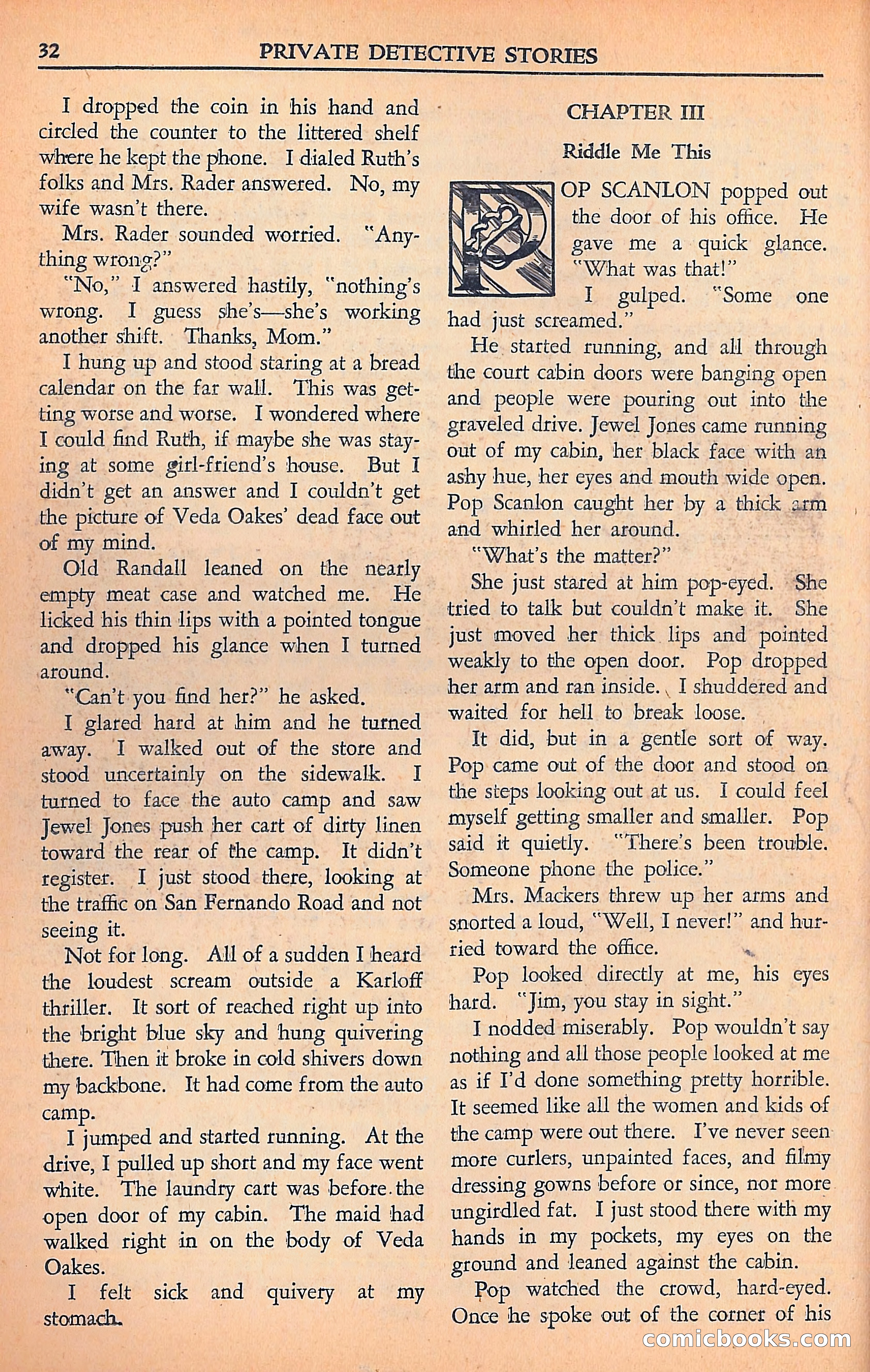 Private Detective Stories — page 34 of 116