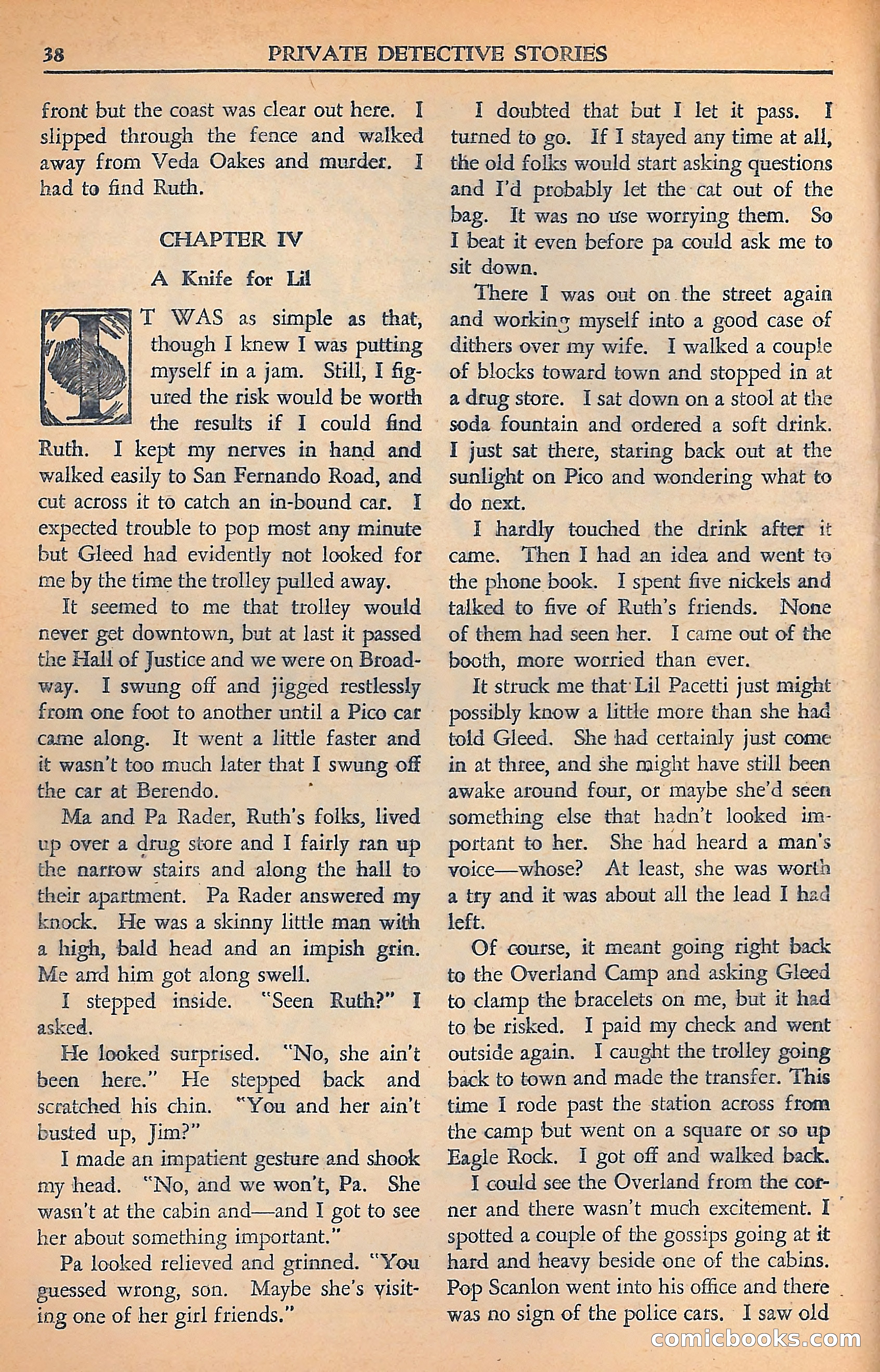 Private Detective Stories — page 40 of 116