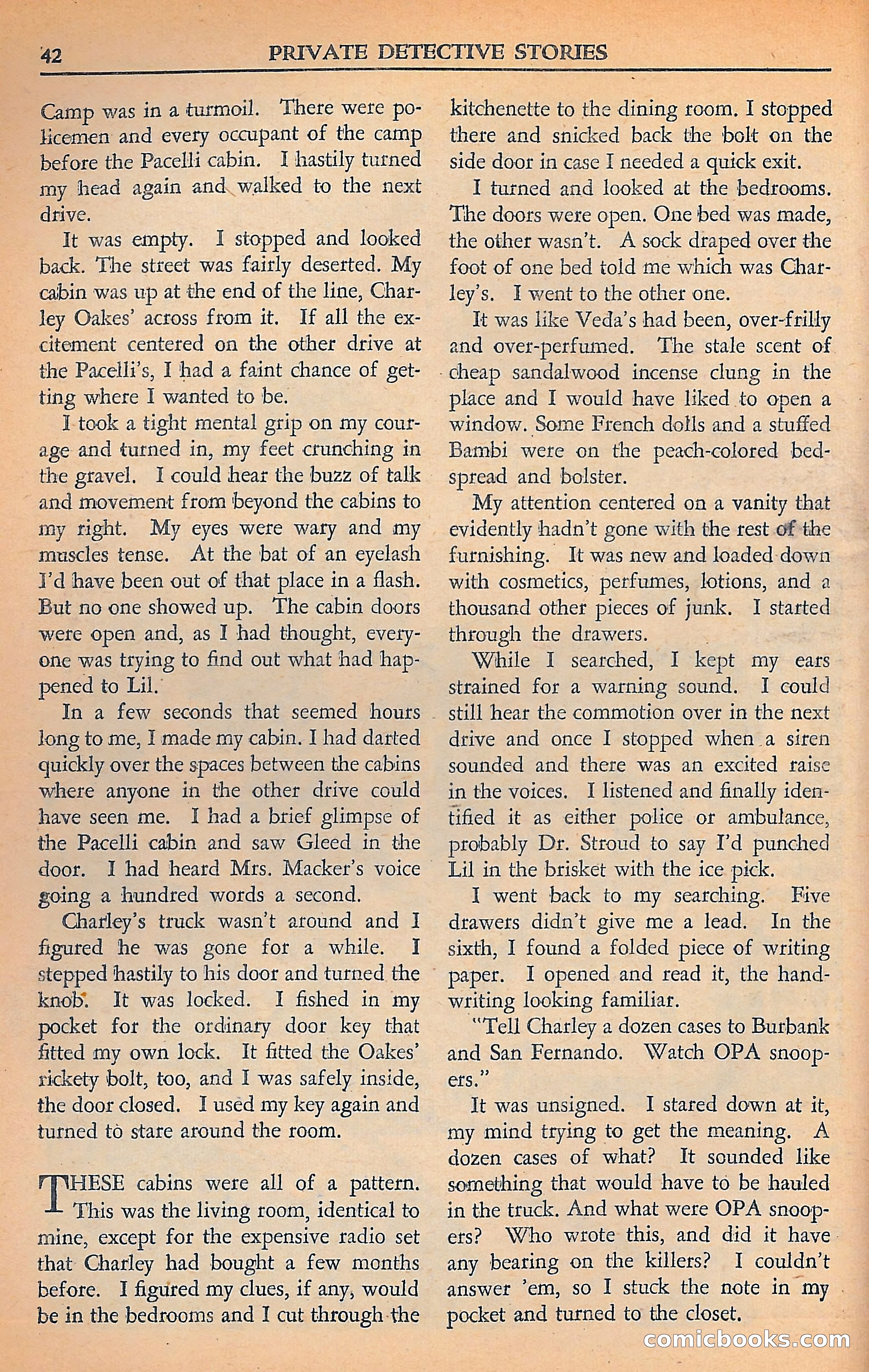 Private Detective Stories — page 44 of 116