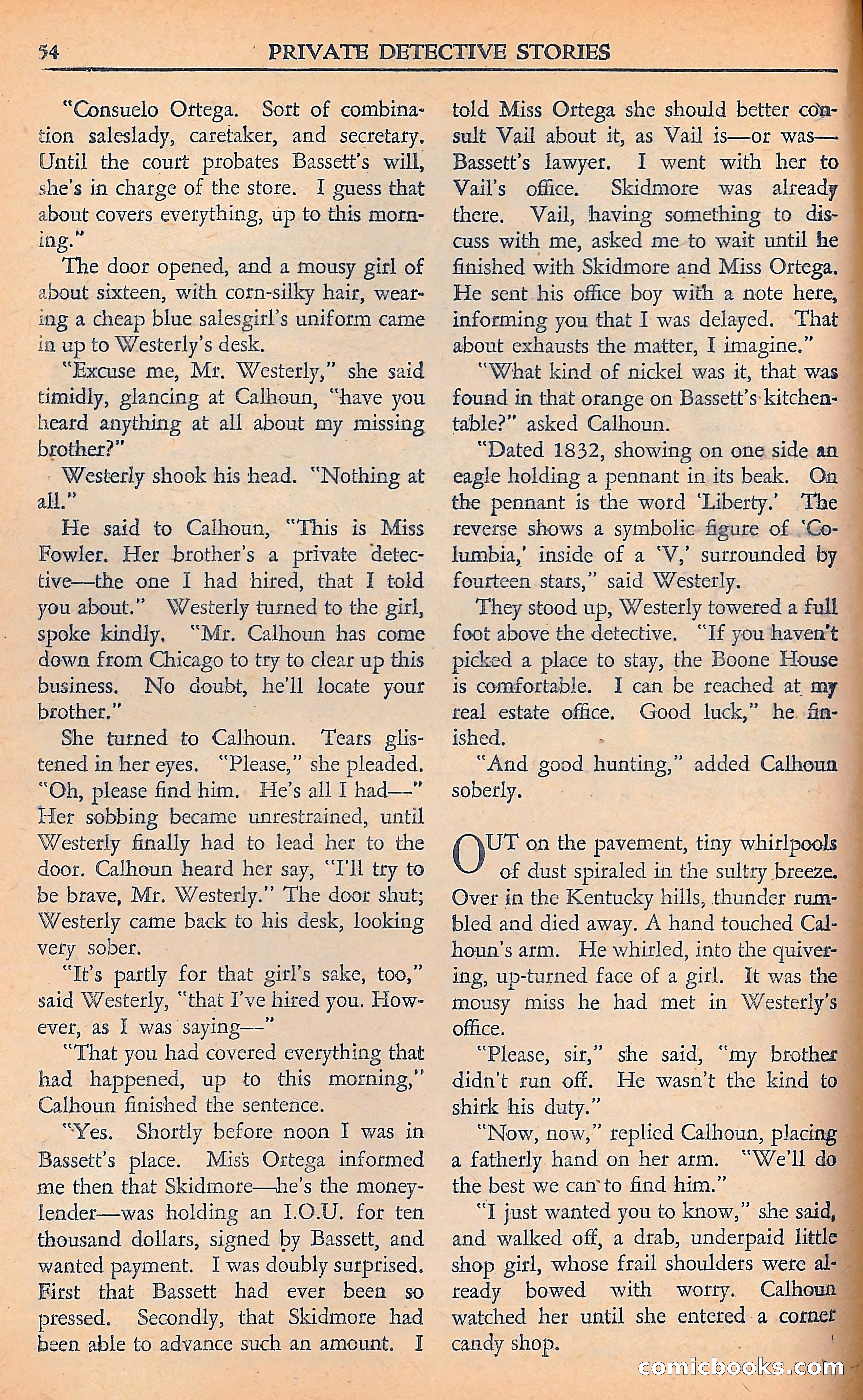 Private Detective Stories — page 56 of 116