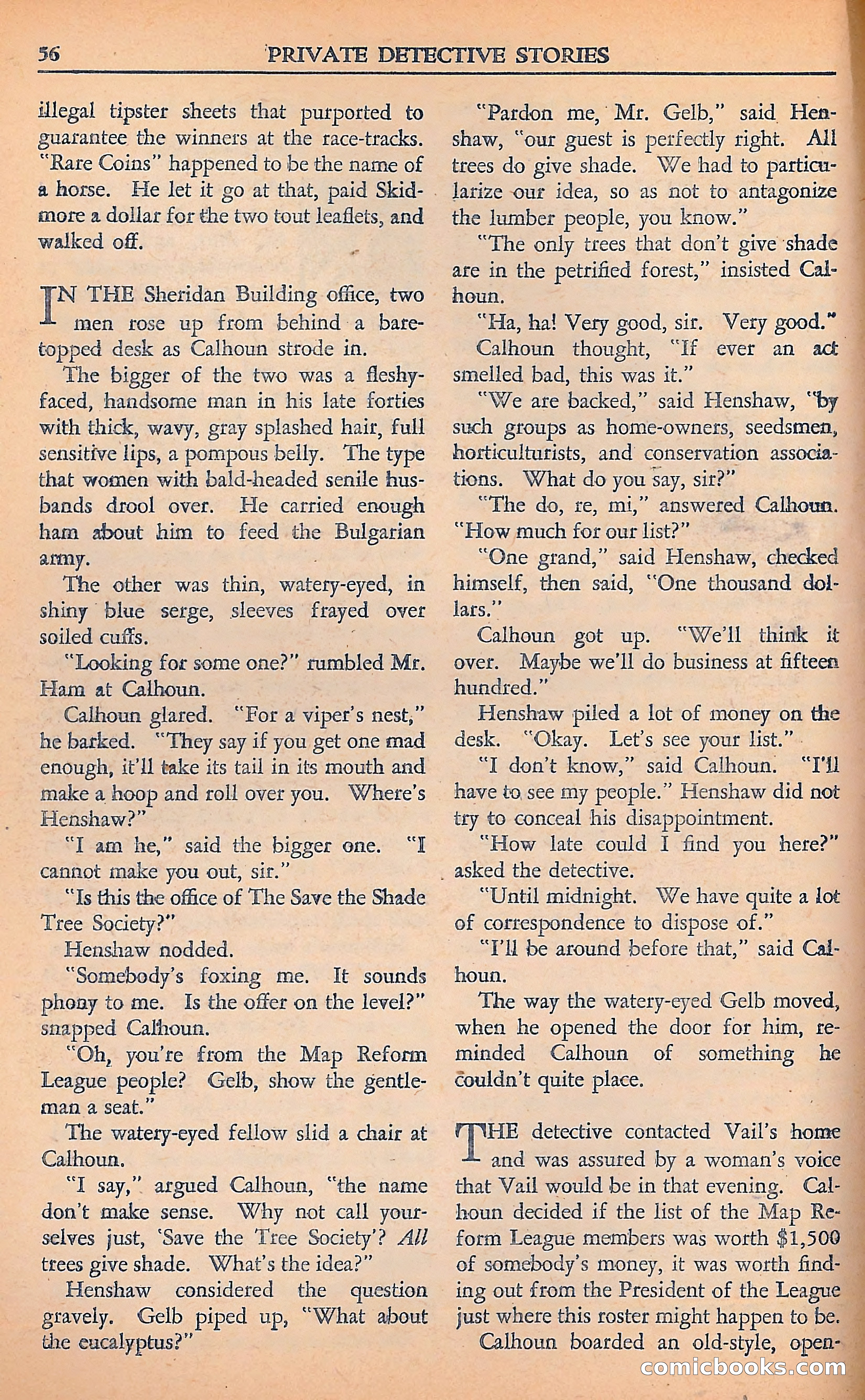Private Detective Stories — page 58 of 116
