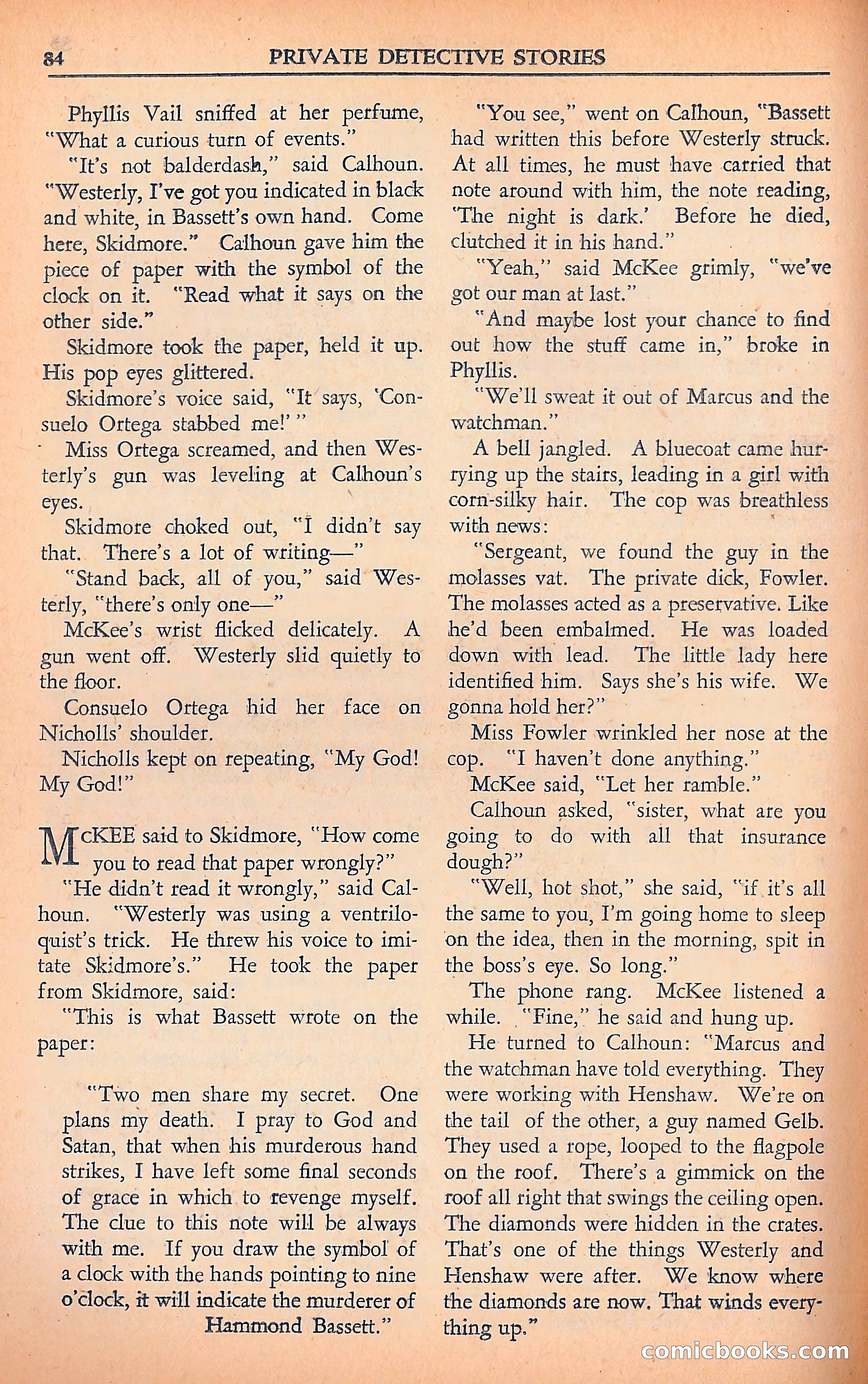 Private Detective Stories — page 86 of 116