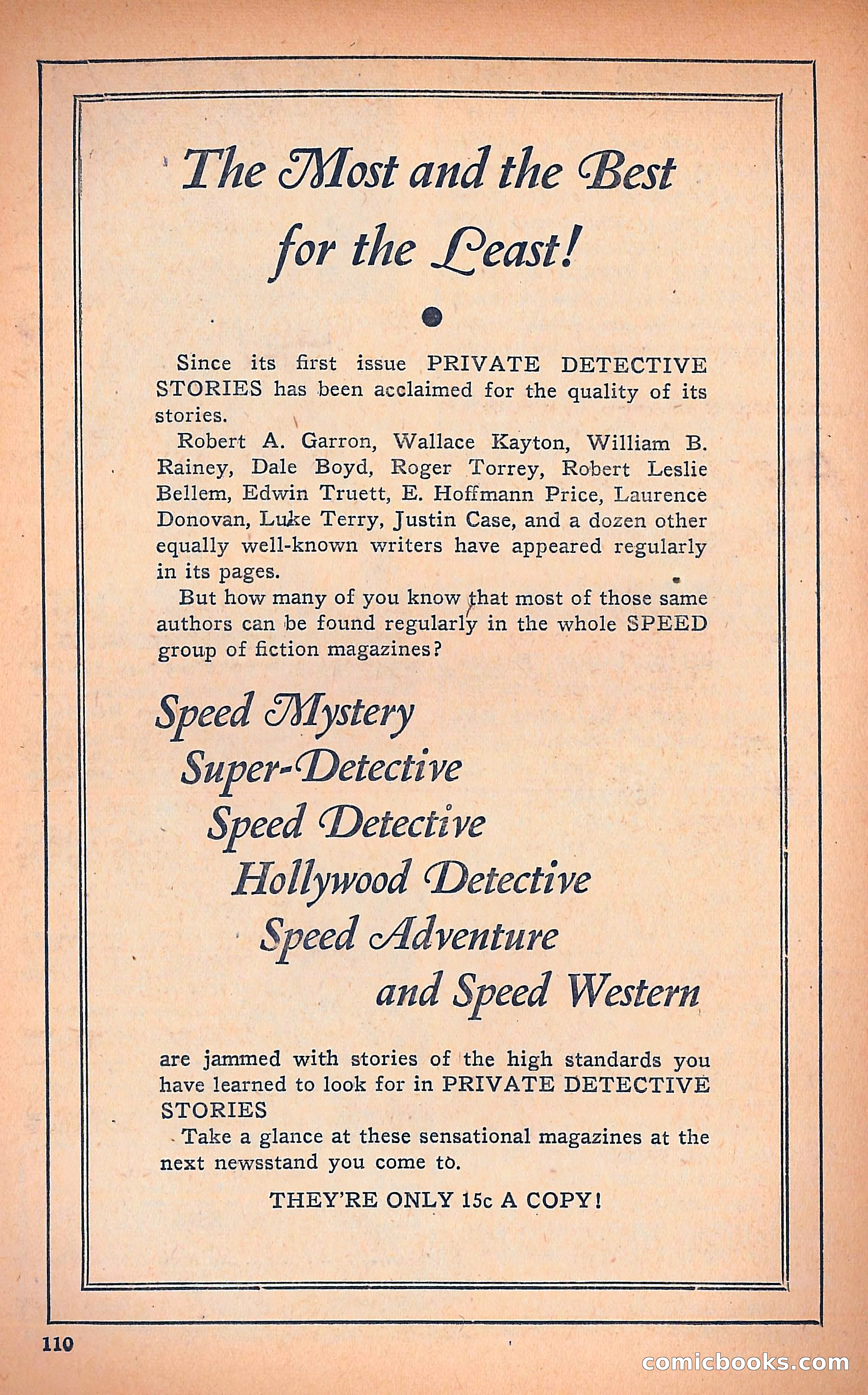 Private Detective Stories — page 112 of 116