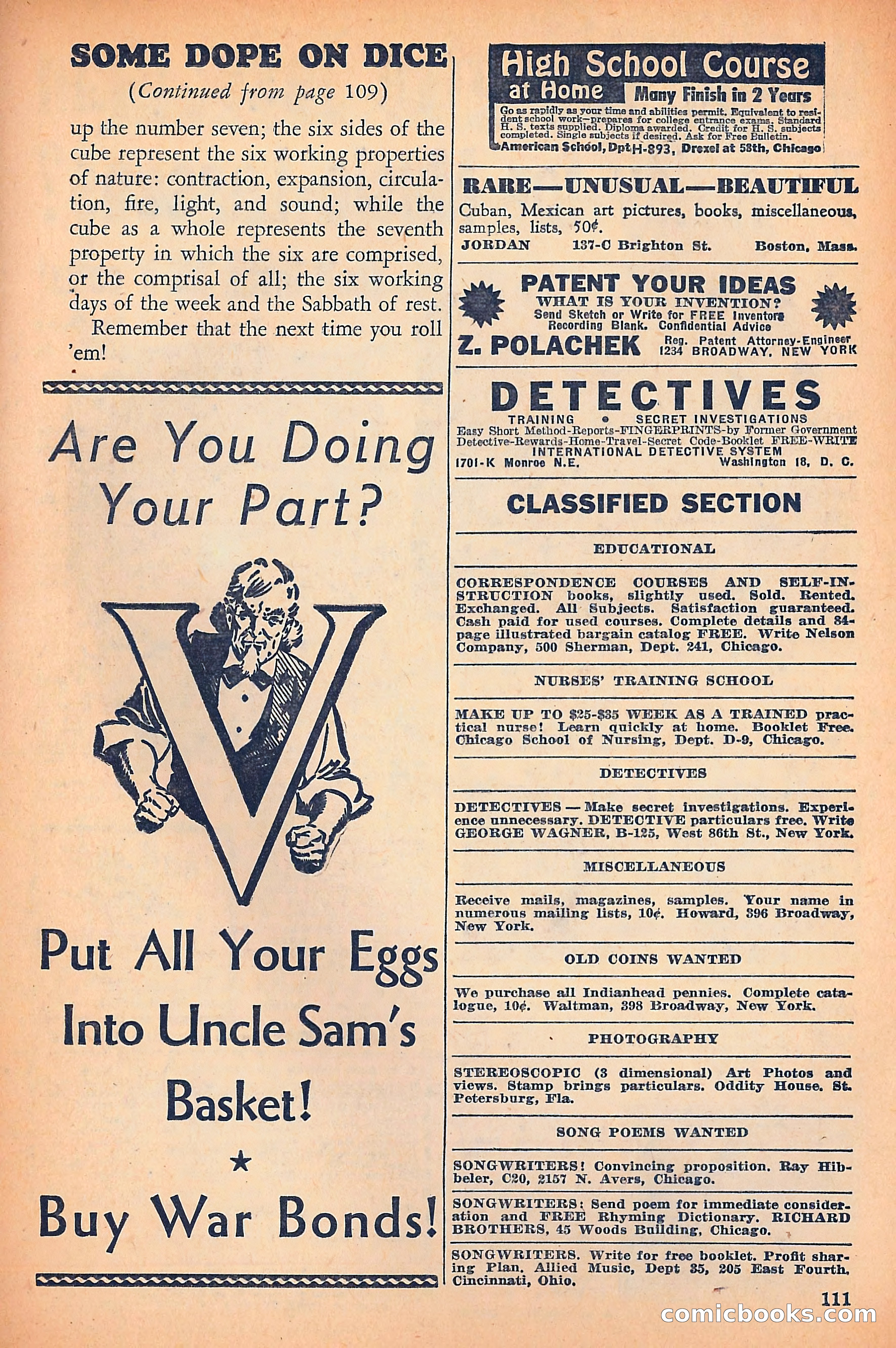 Private Detective Stories — page 113 of 116