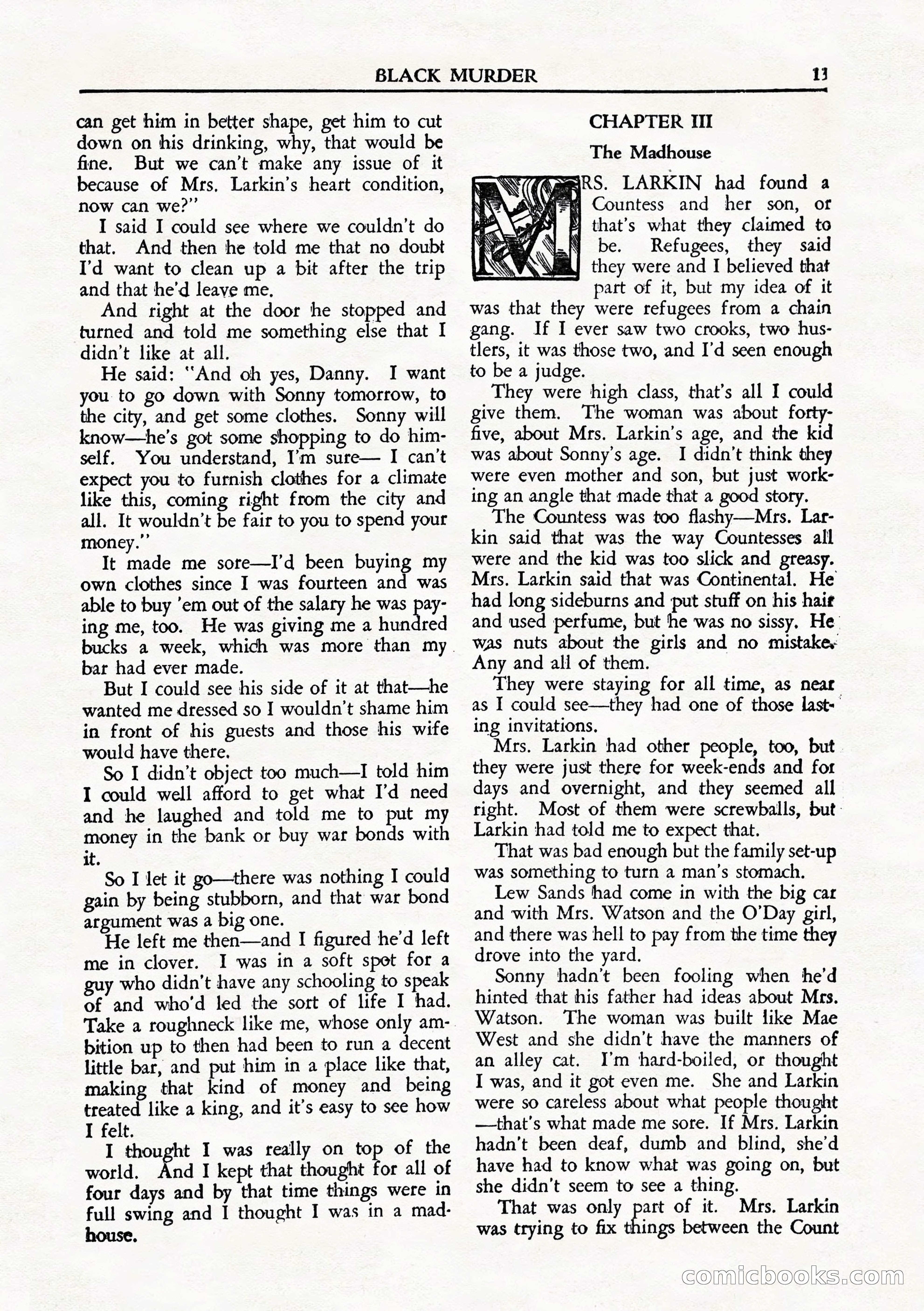 Private Detective Stories, August 1944 — page 15 of 100