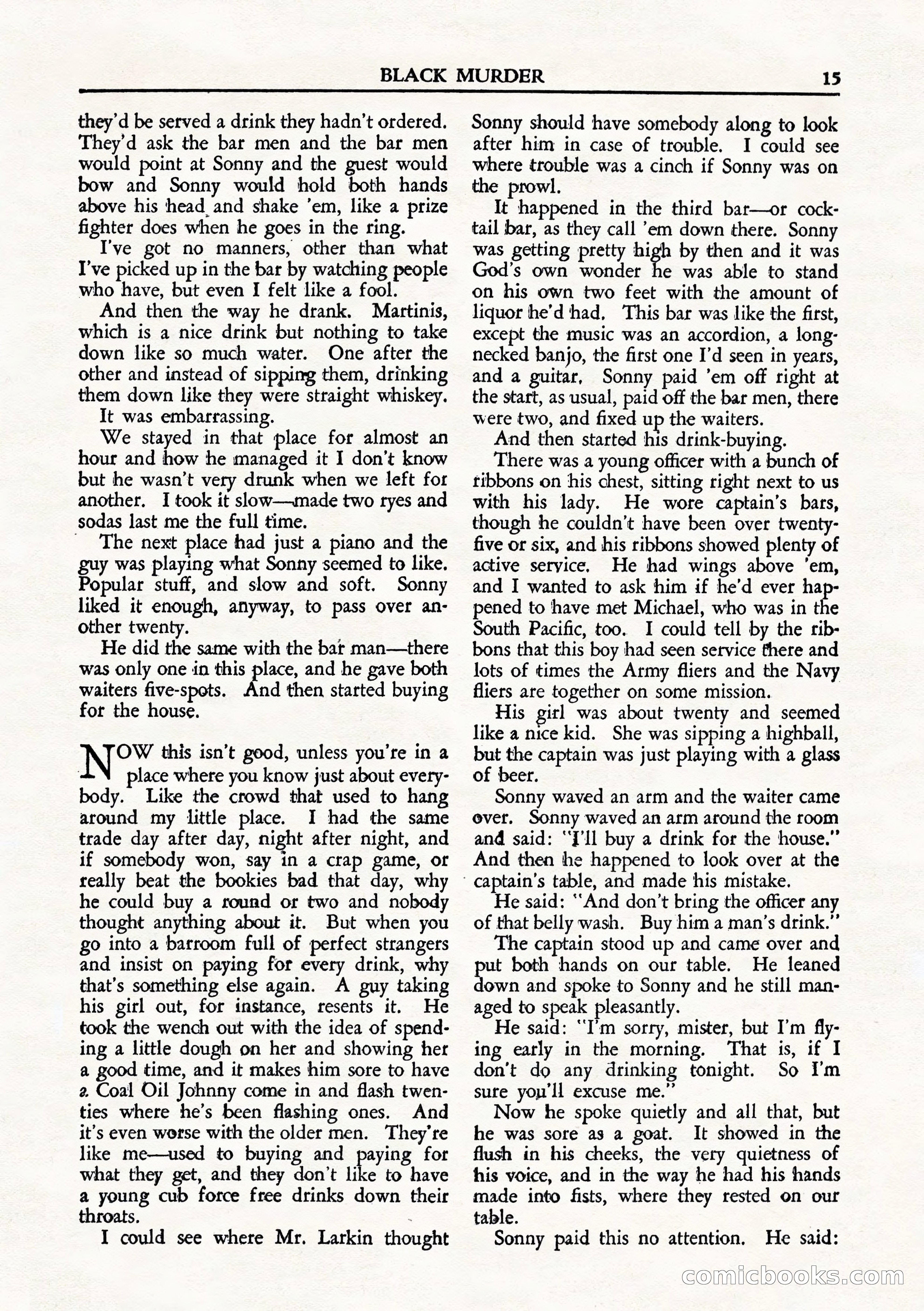 Private Detective Stories, August 1944 — page 17 of 100