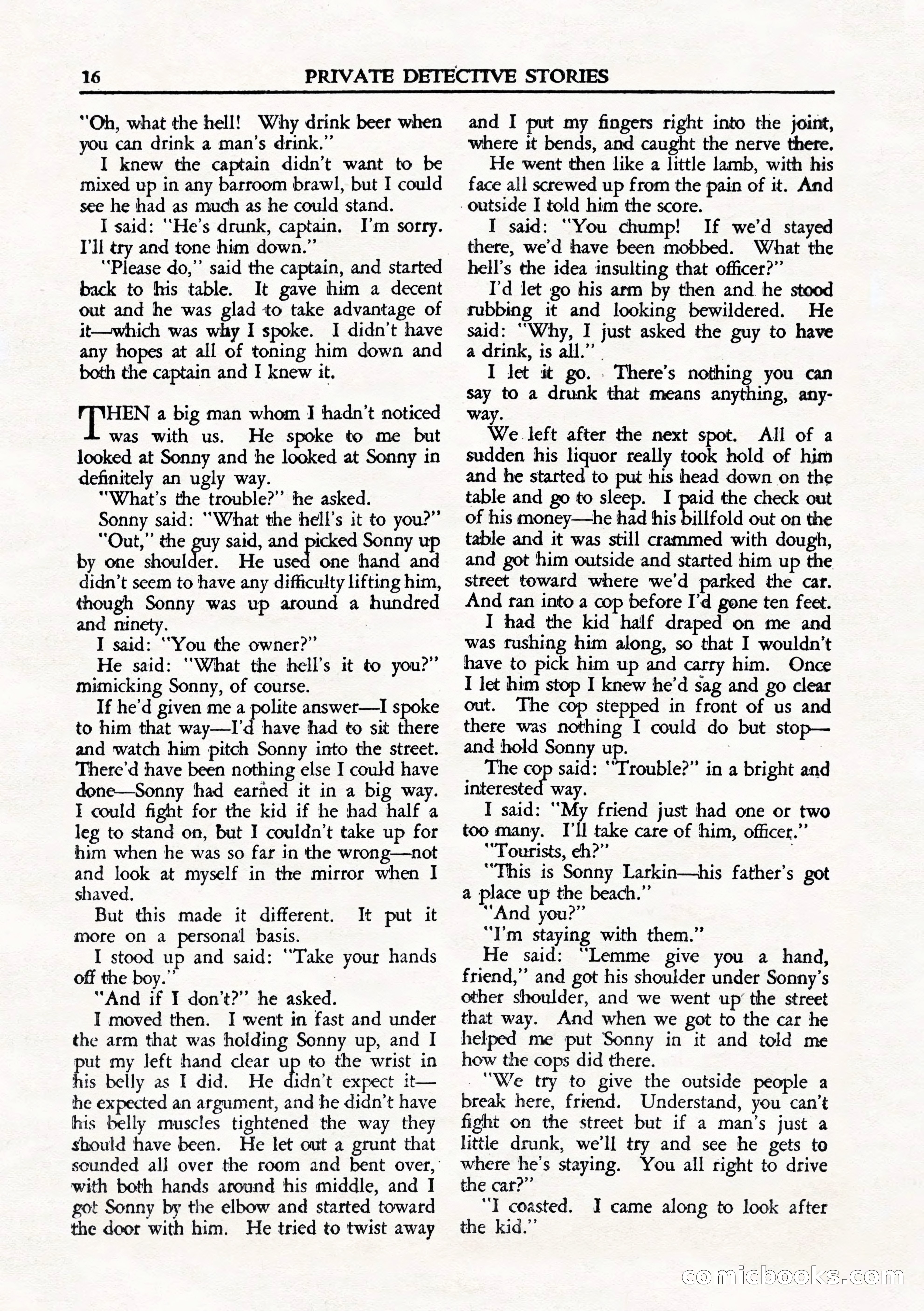 Private Detective Stories, August 1944 — page 18 of 100