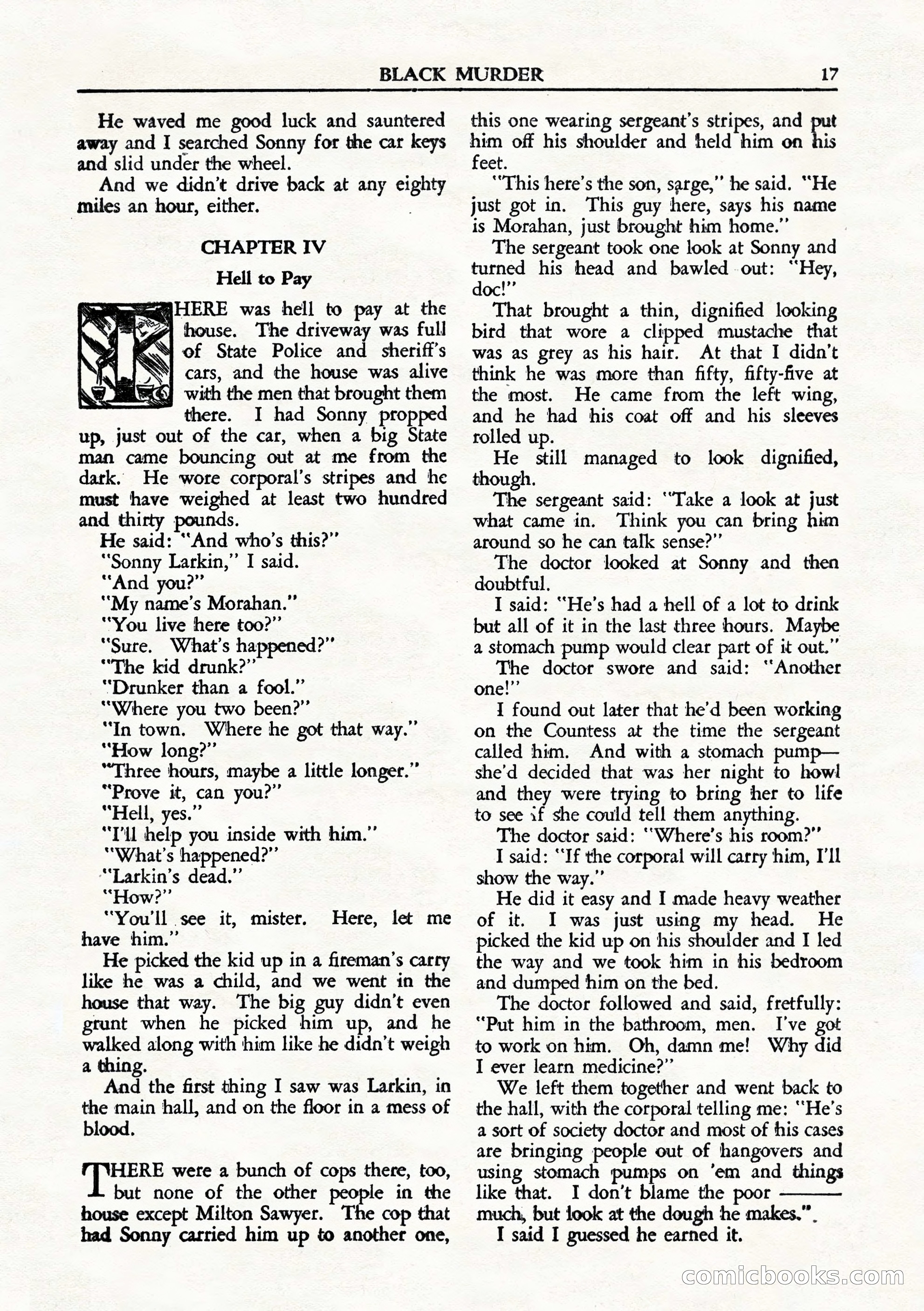 Private Detective Stories, August 1944 — page 19 of 100