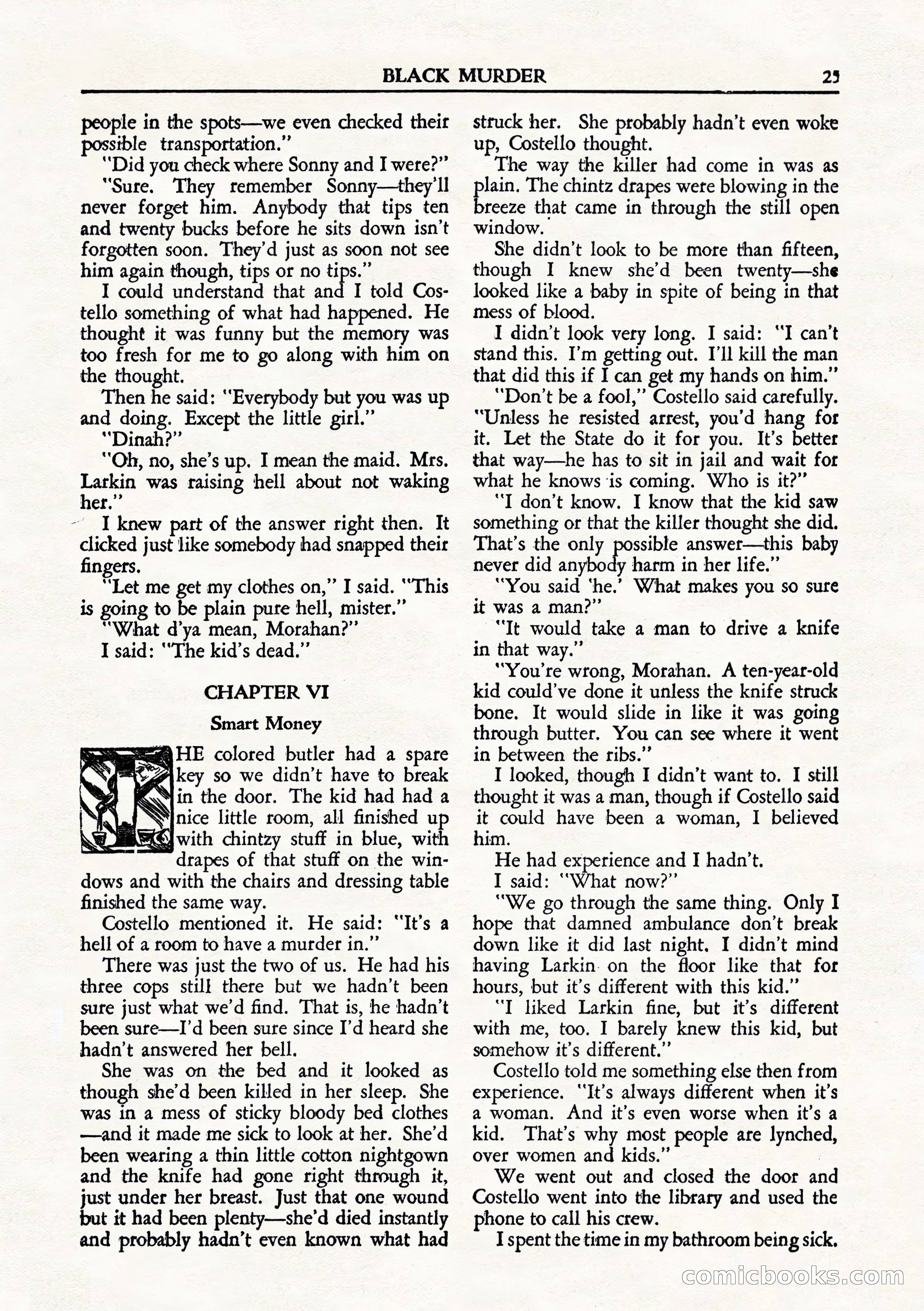 Private Detective Stories, August 1944 — page 27 of 100