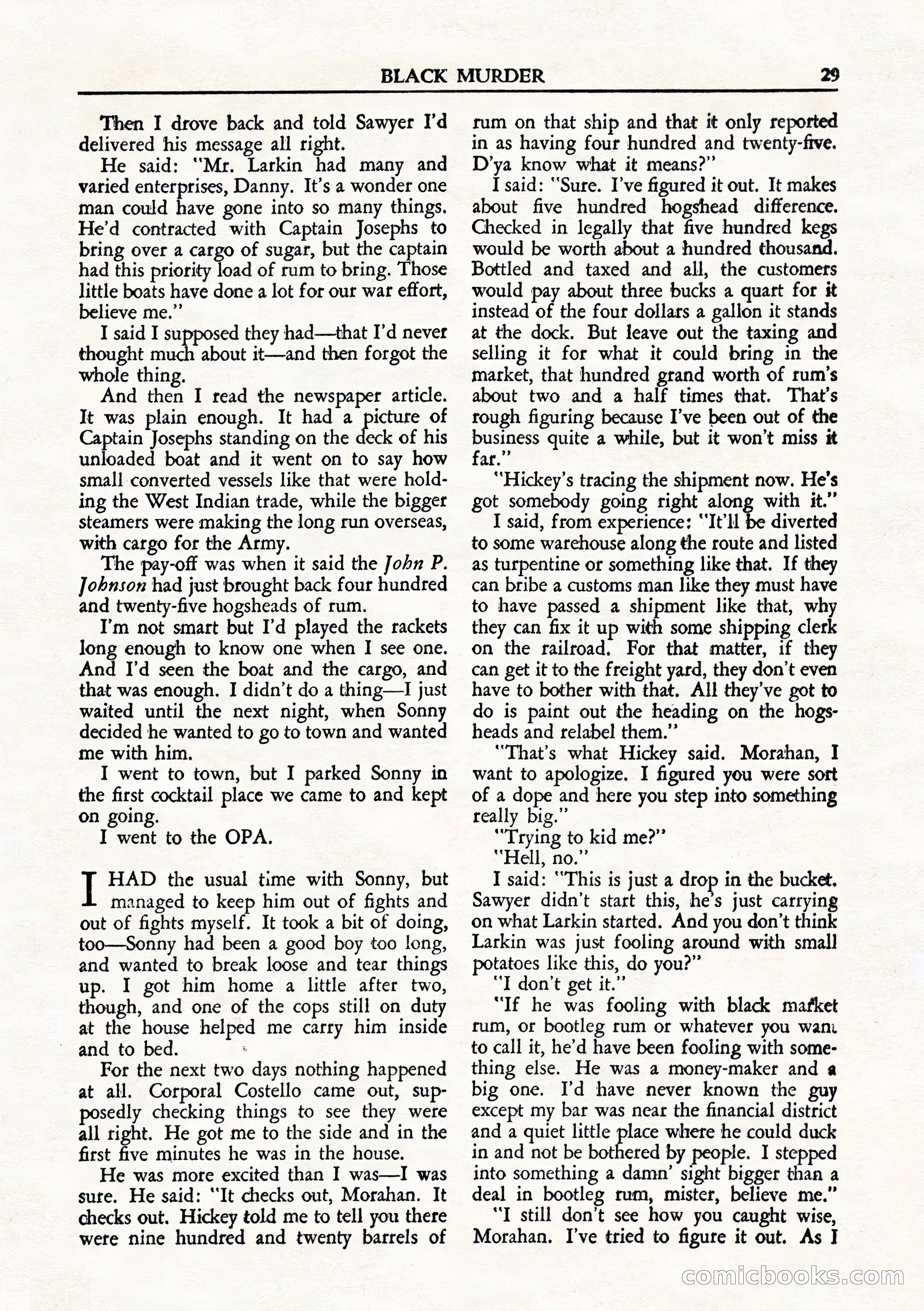 Private Detective Stories, August 1944 — page 31 of 100