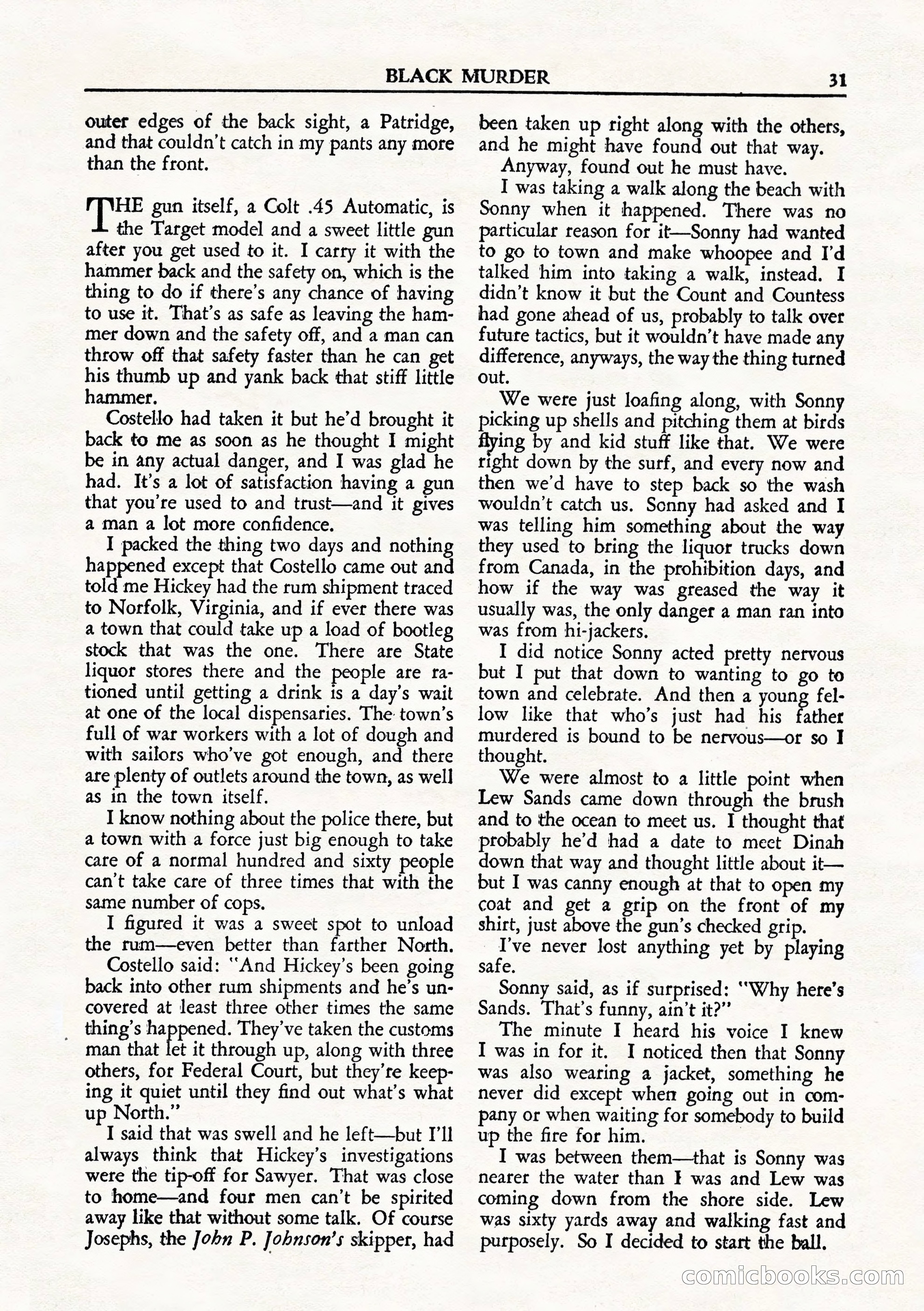 Private Detective Stories, August 1944 — page 33 of 100
