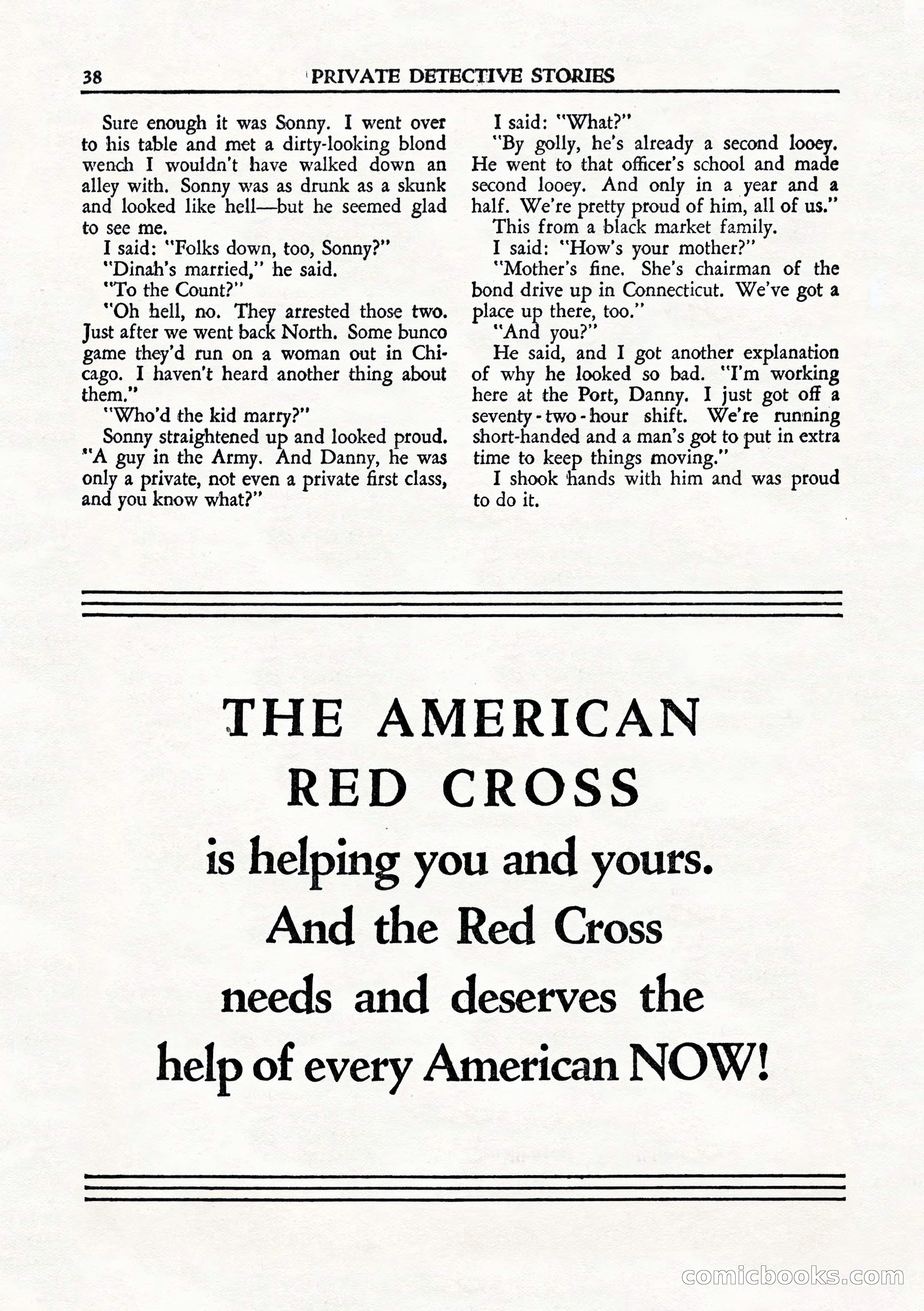 Private Detective Stories, August 1944 — page 40 of 100