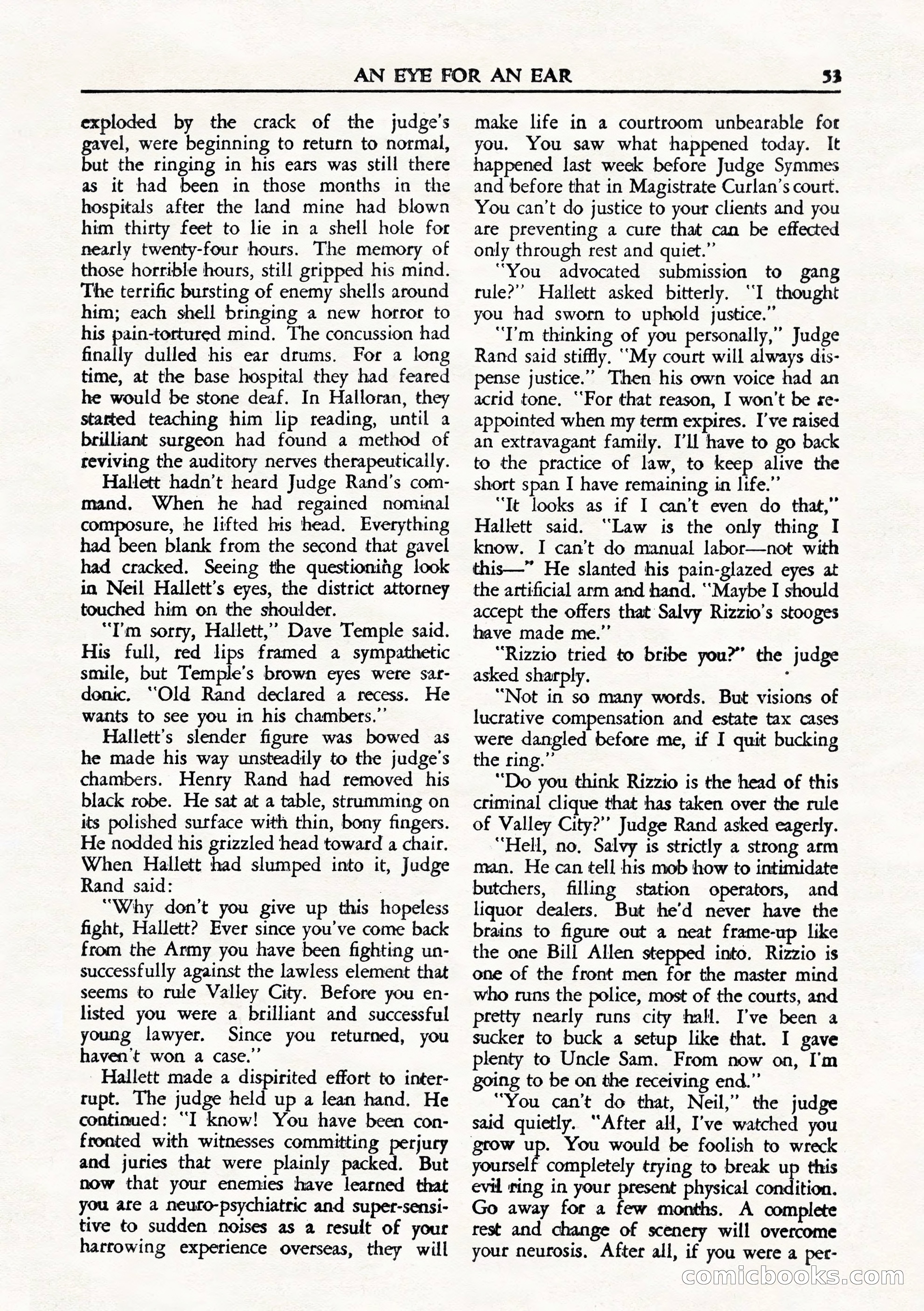 Private Detective Stories, August 1944 — page 55 of 100