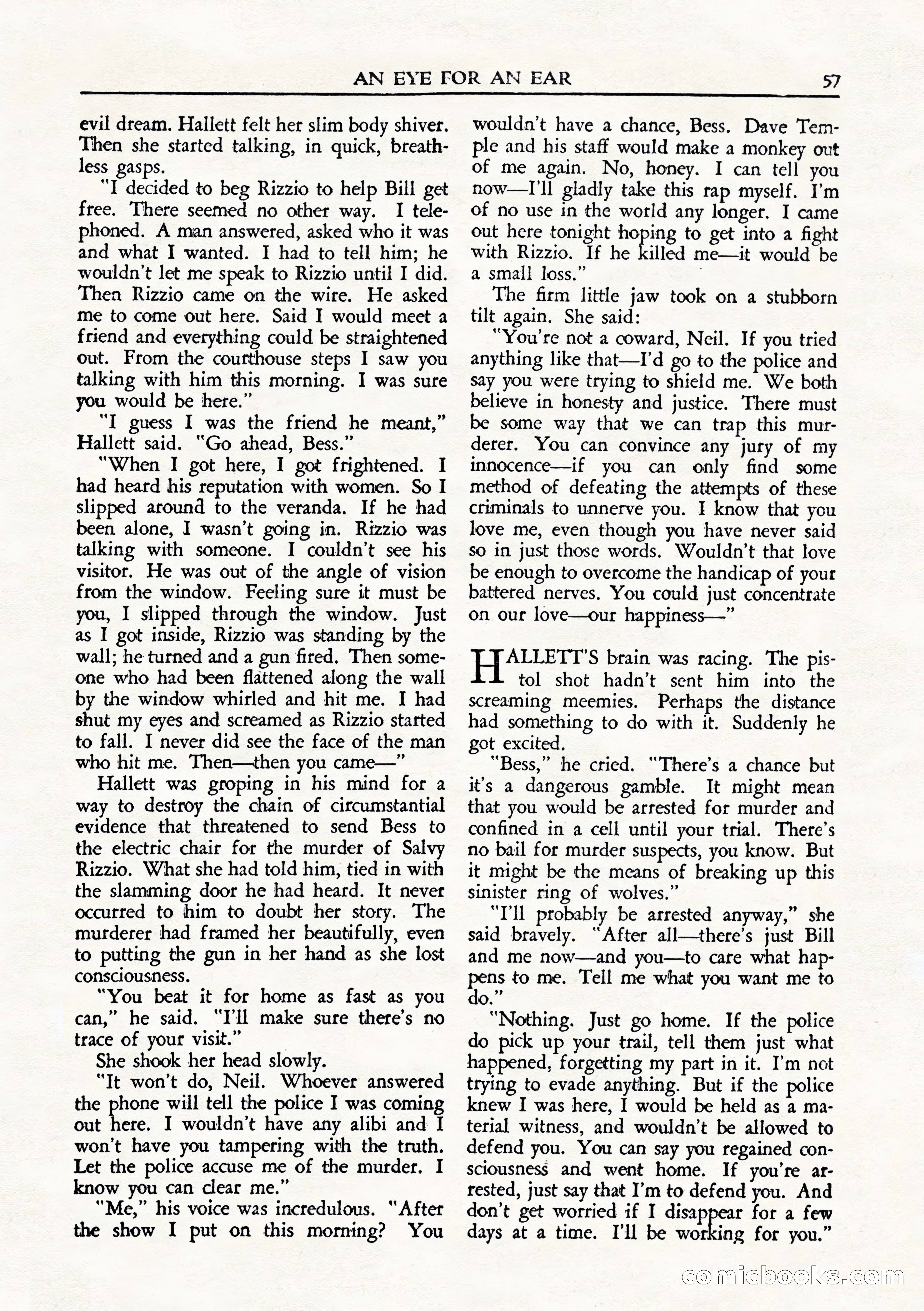 Private Detective Stories, August 1944 — page 59 of 100