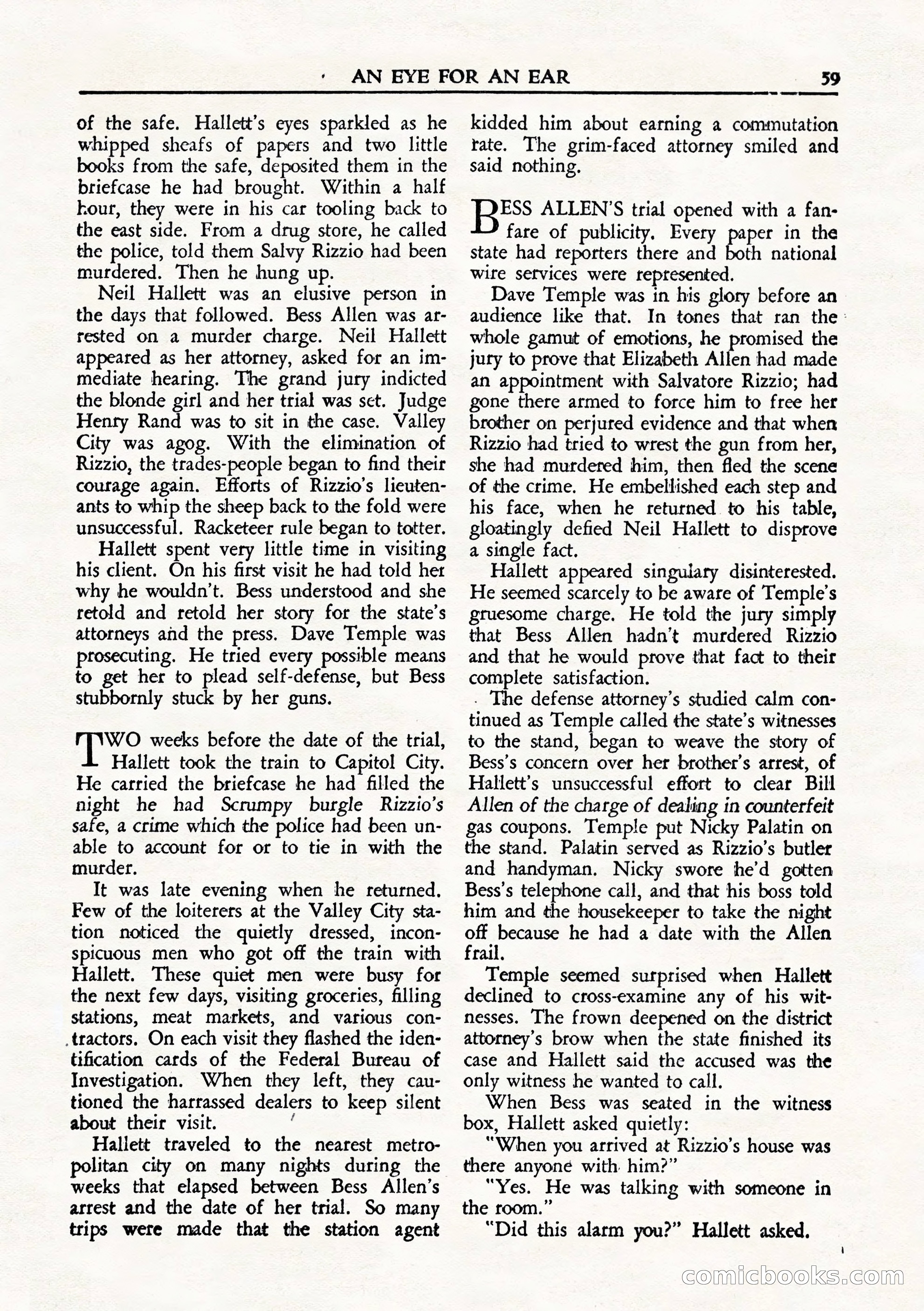 Private Detective Stories, August 1944 — page 61 of 100