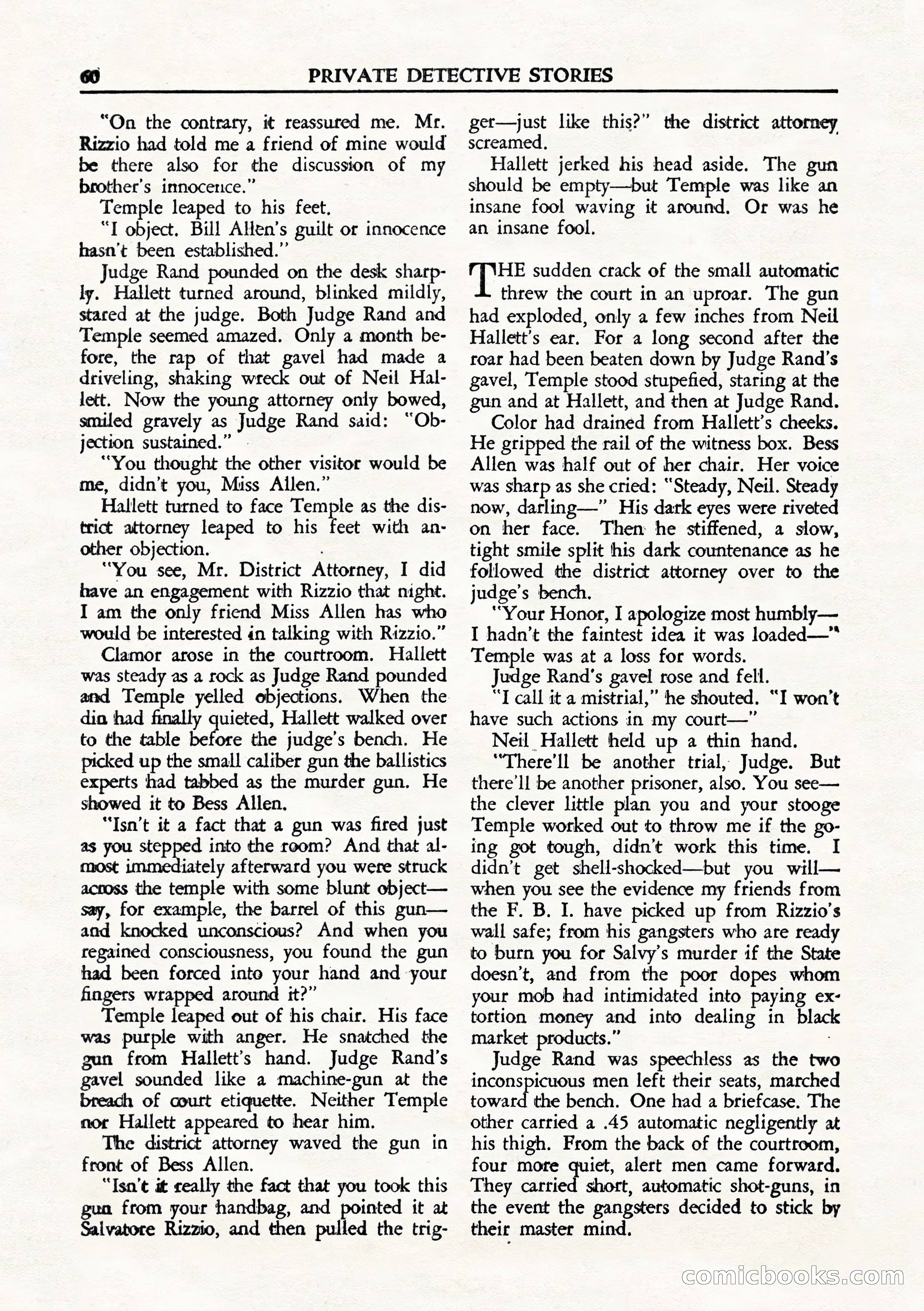 Private Detective Stories, August 1944 — page 62 of 100