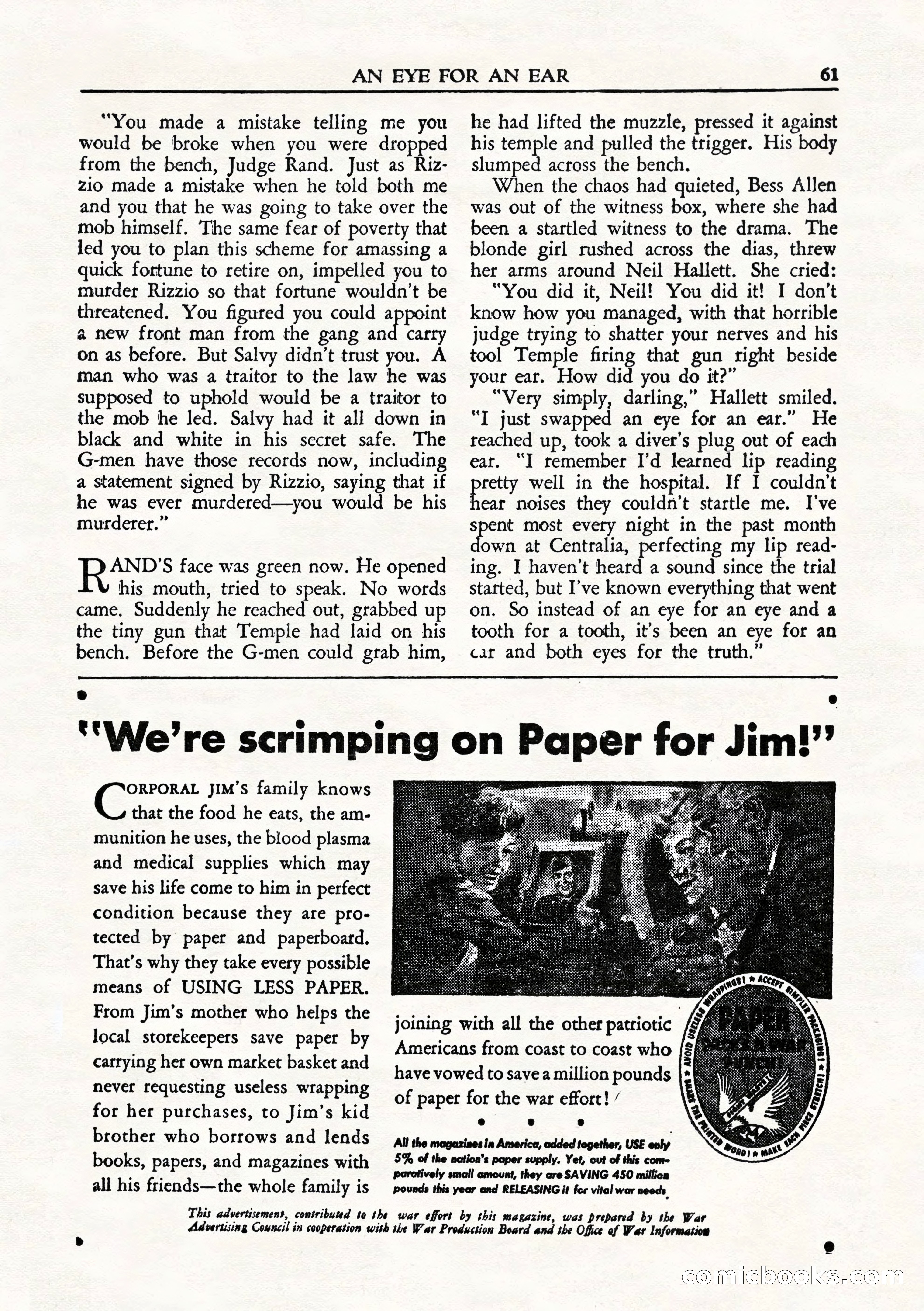 Private Detective Stories, August 1944 — page 63 of 100