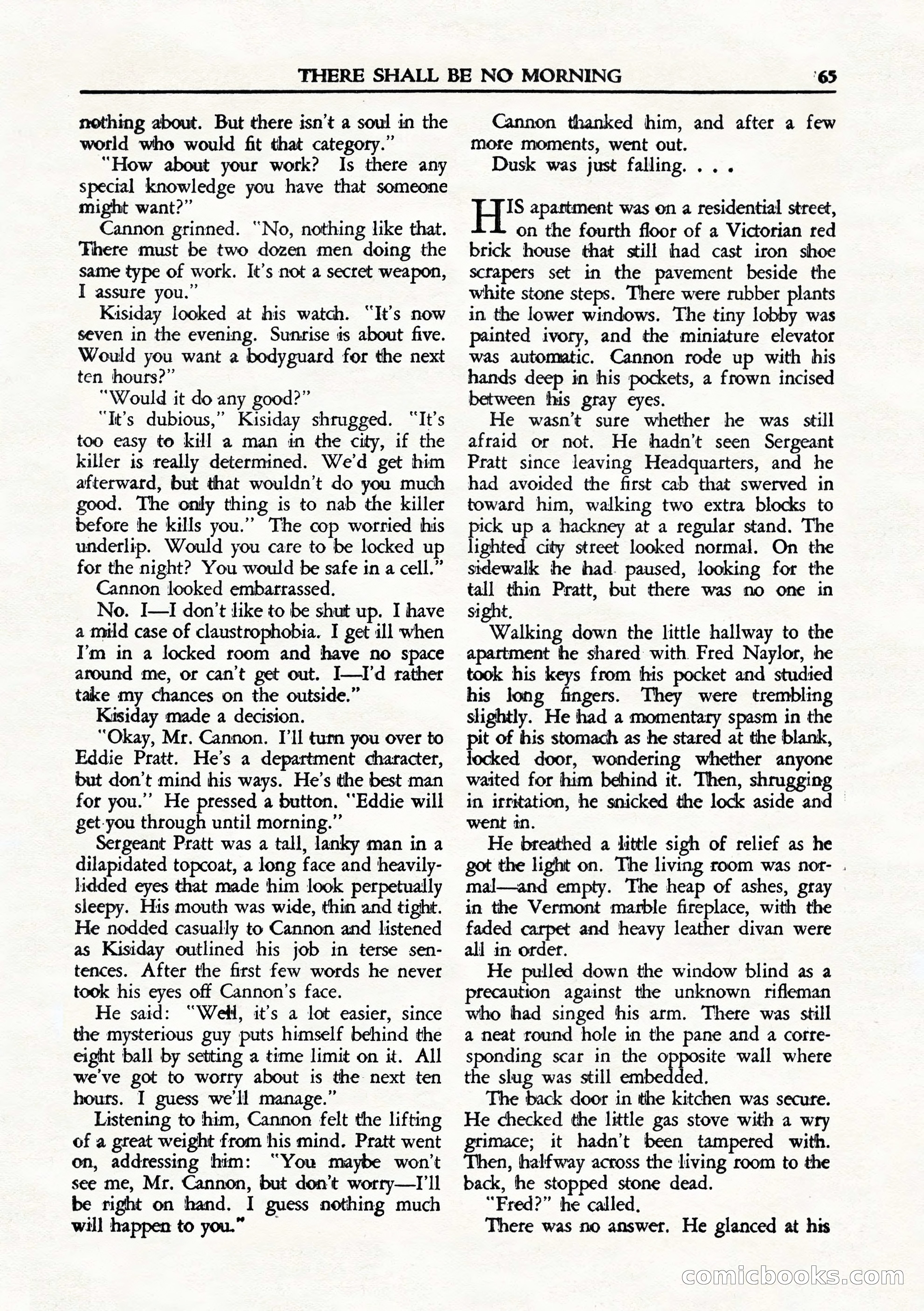 Private Detective Stories, August 1944 — page 67 of 100