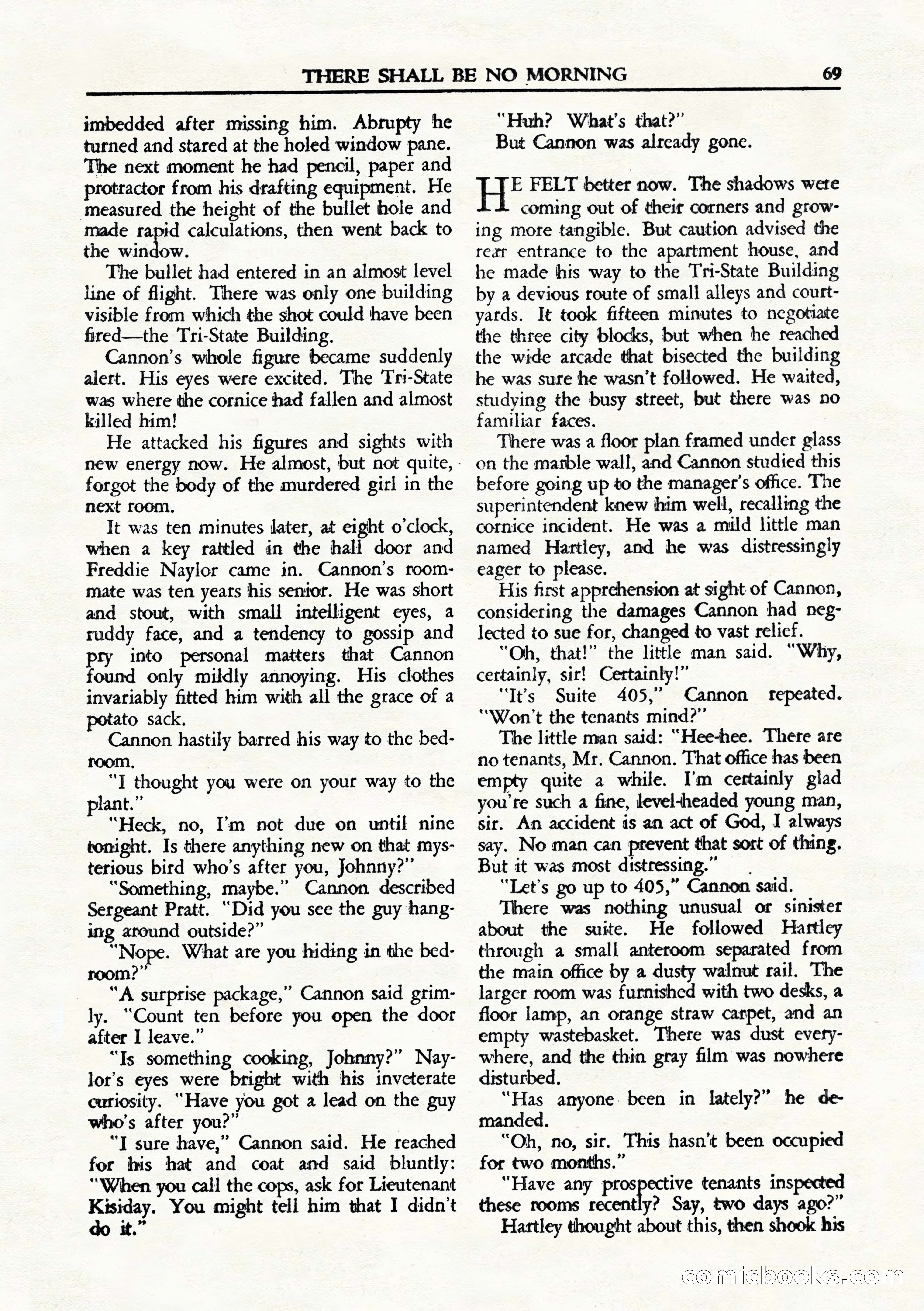 Private Detective Stories, August 1944 — page 71 of 100